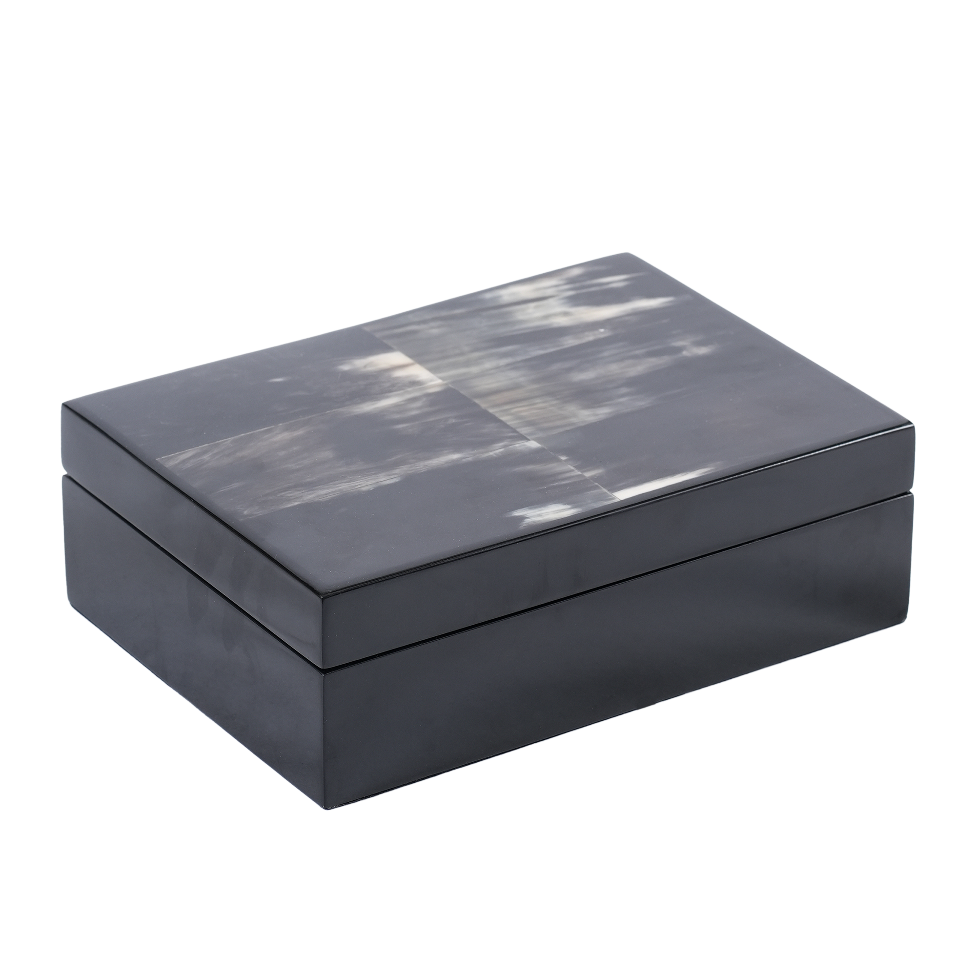 Bison Marbled Horn Decor Box