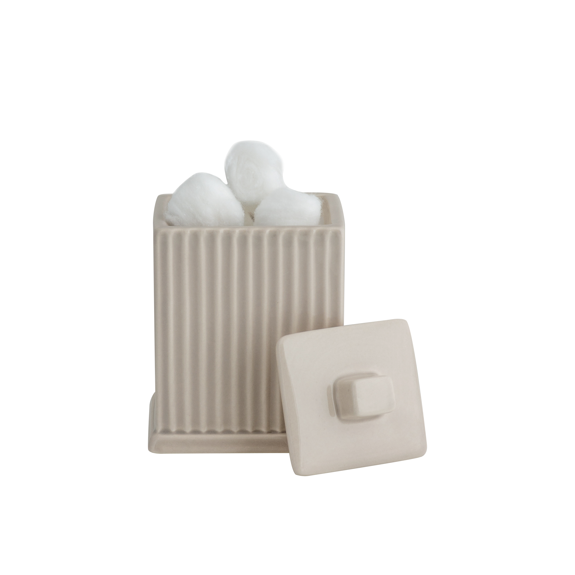 Monogram Cotton Jar