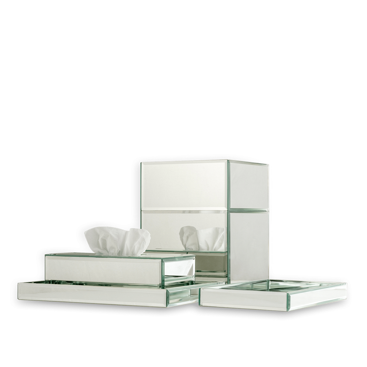Duplus Mirror Tissue Box
