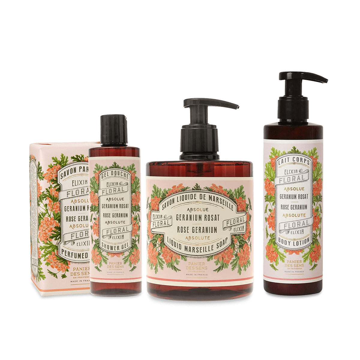 Vegetable solid soap - Rose Geranium 150gm