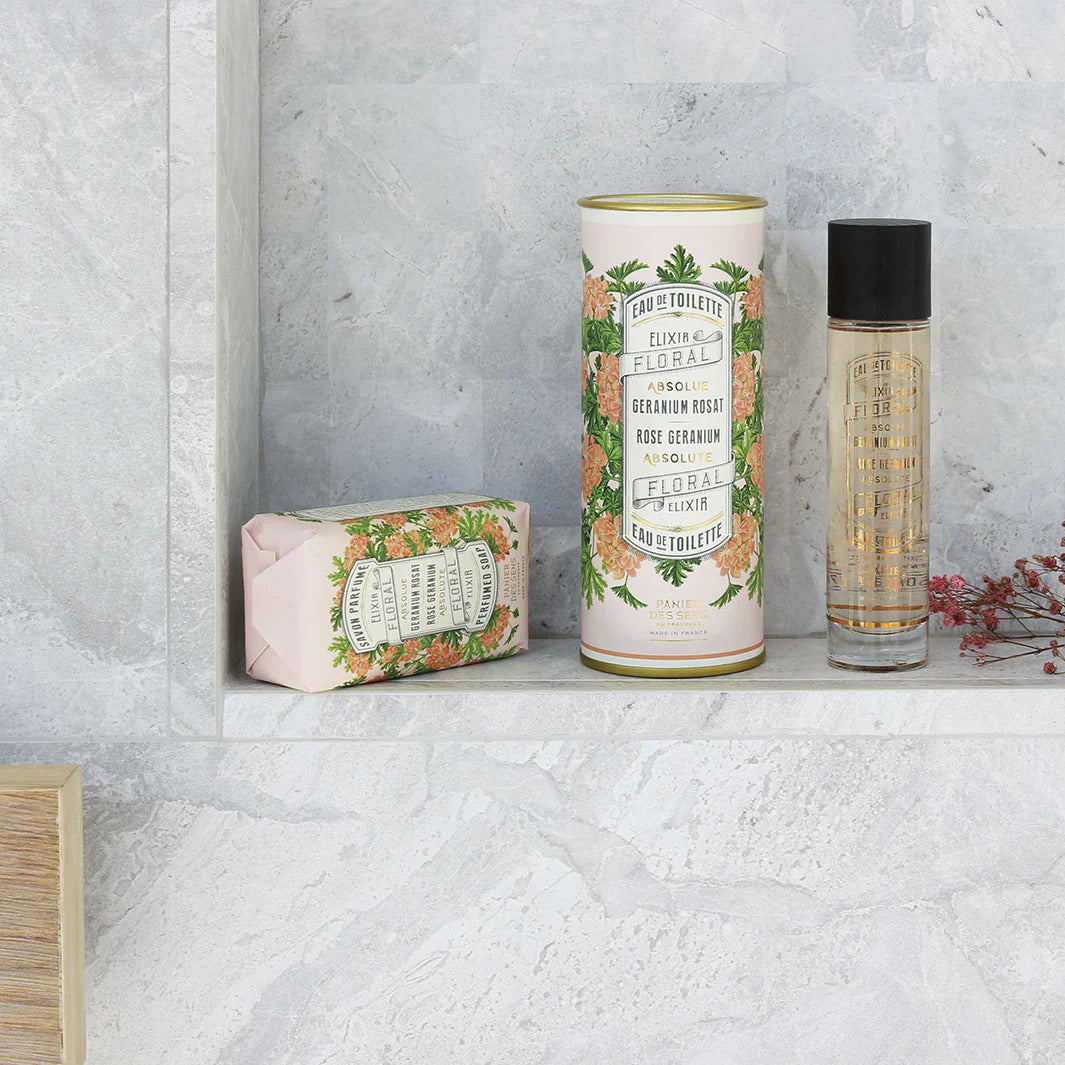 Vegetable solid soap - Rose Geranium 150gm