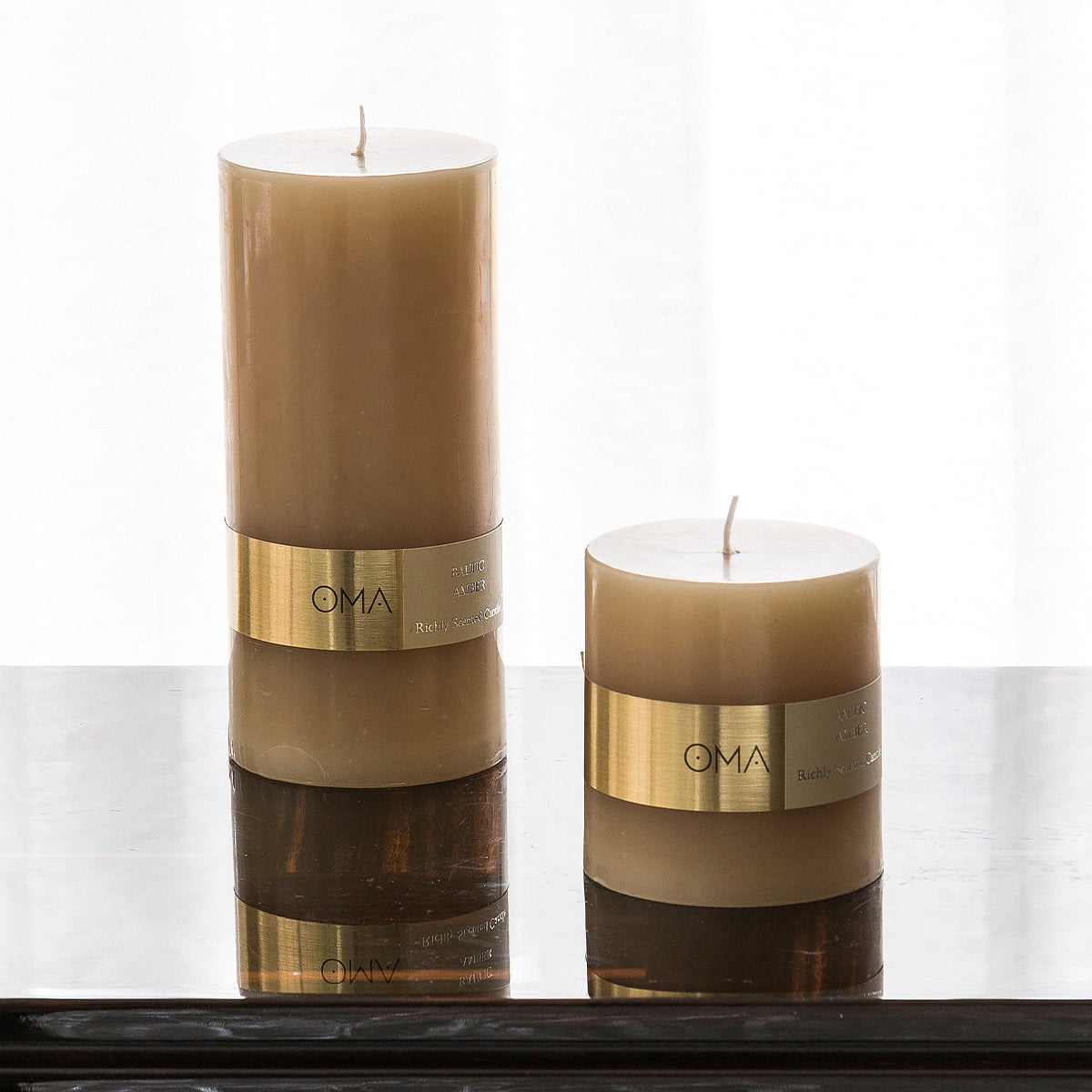 Deliciae Pillar Candle Beige