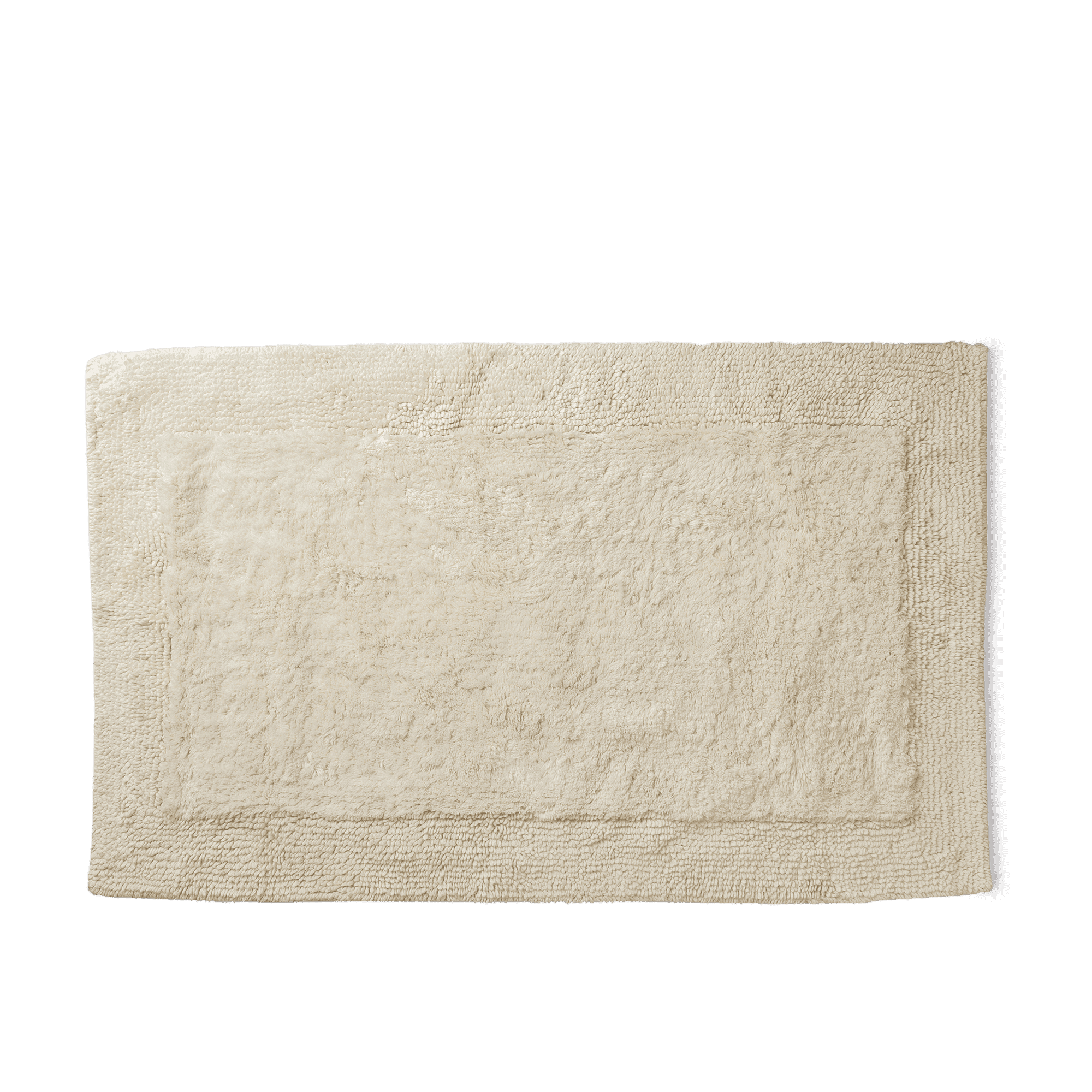 Furrow Reversible 100% Cotton Bath Rug
