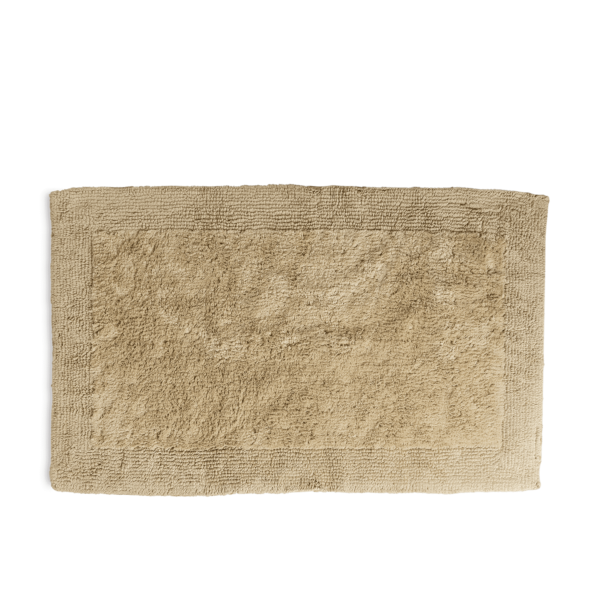 Furrow Reversible 100% Cotton Bath Rug