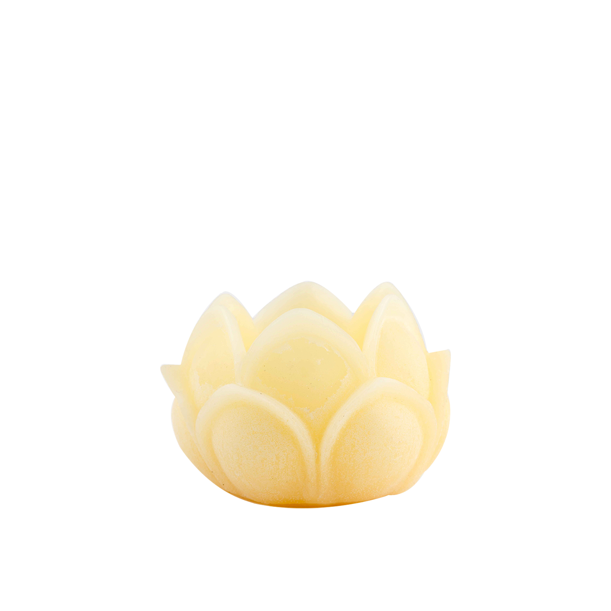 BIEGE FLOATING CANDLE LRG