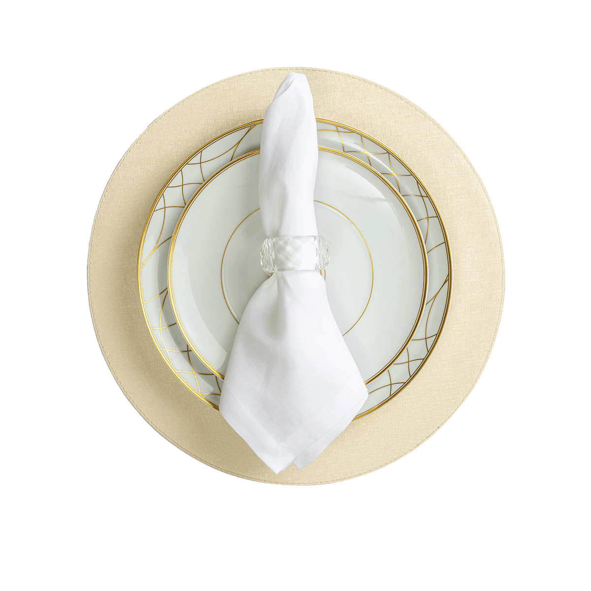 Victoria  Reversible Round Placemat