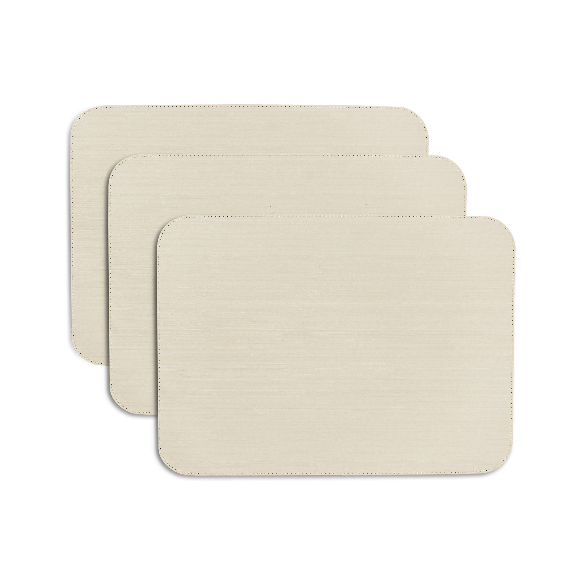 Ivory/silver Placemat