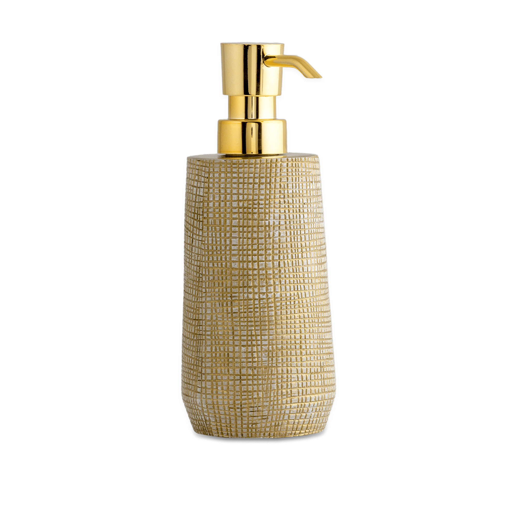 Woven Gold Soap Dispenser