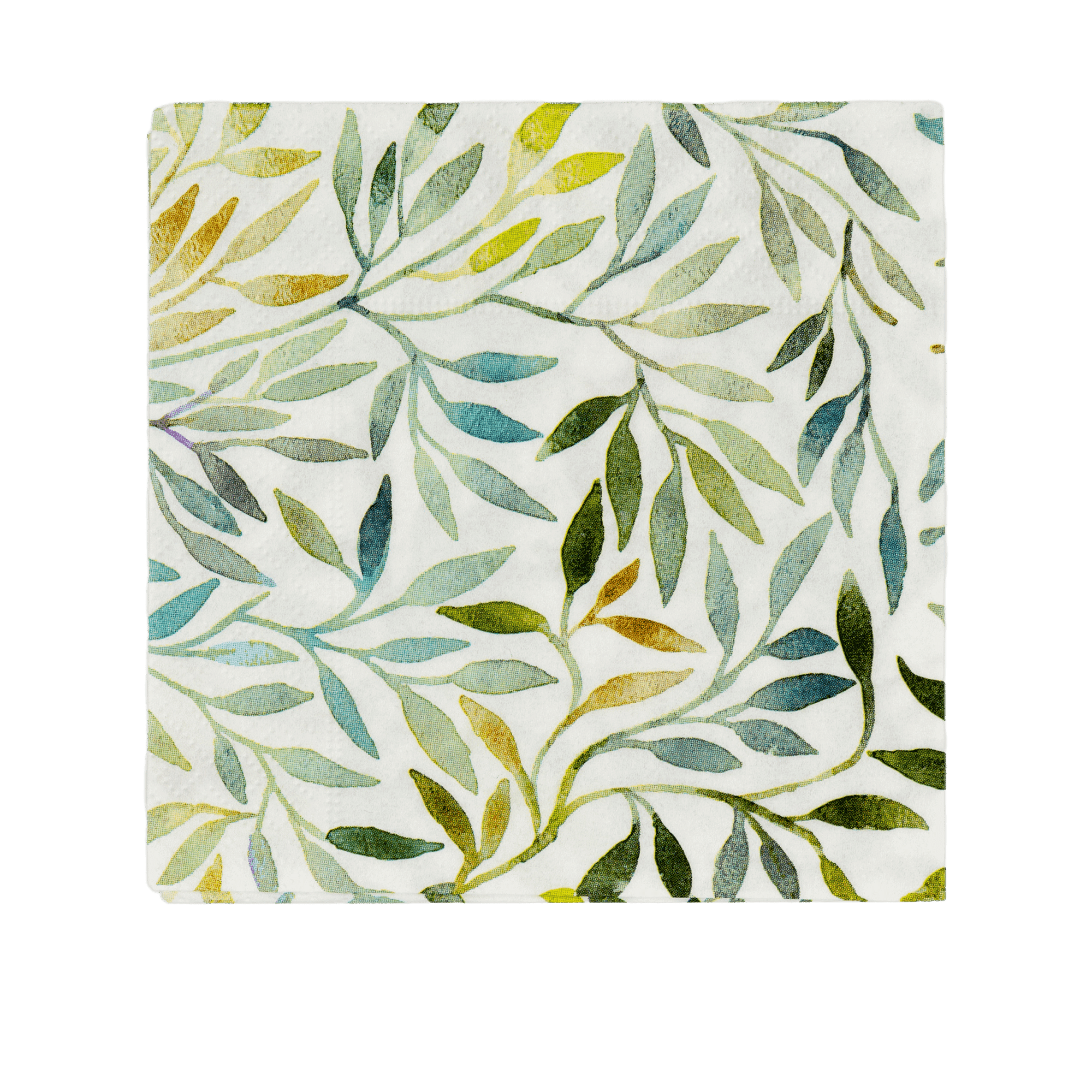 Willow Leaves Cocktail Napkins, Set Of 20