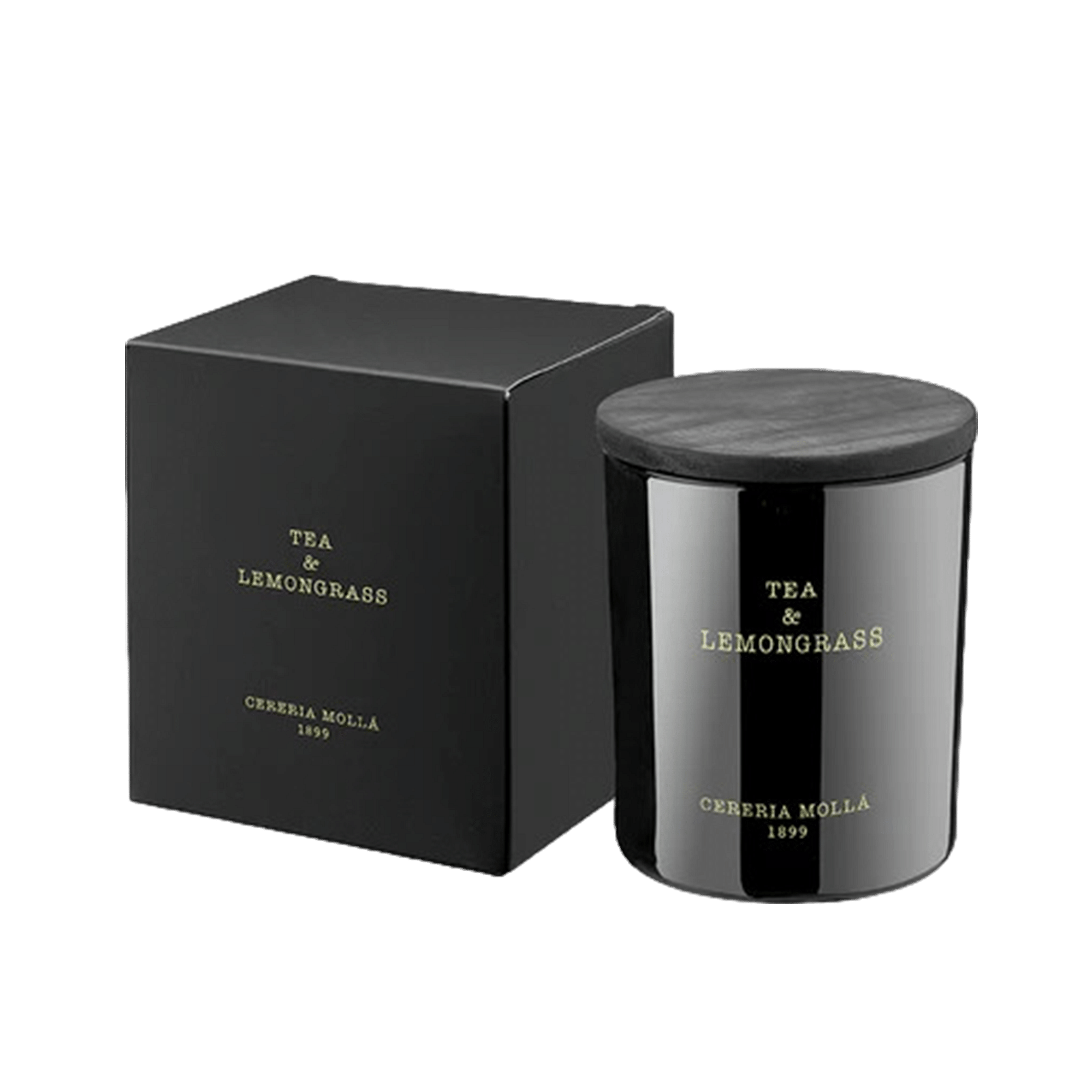 Tea & Lemongrass Scented Candle