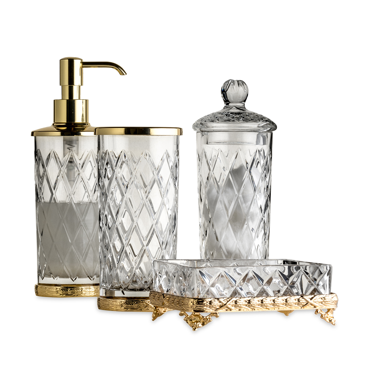 Myriam Crystal Soap Dispenser