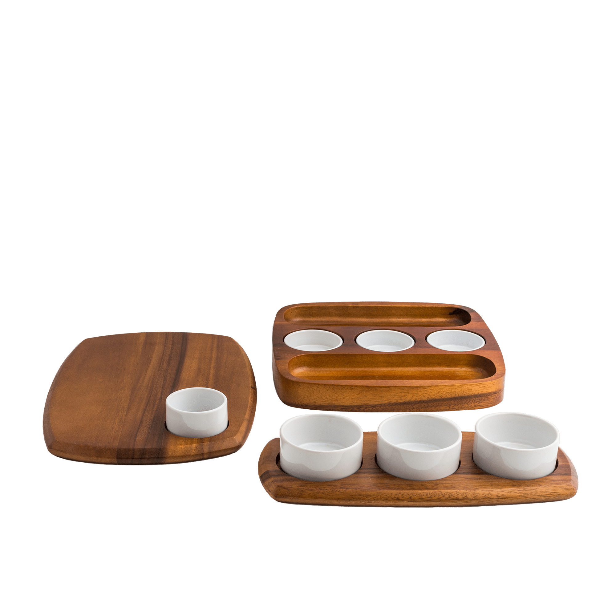 Dip Bowl Set W/tray