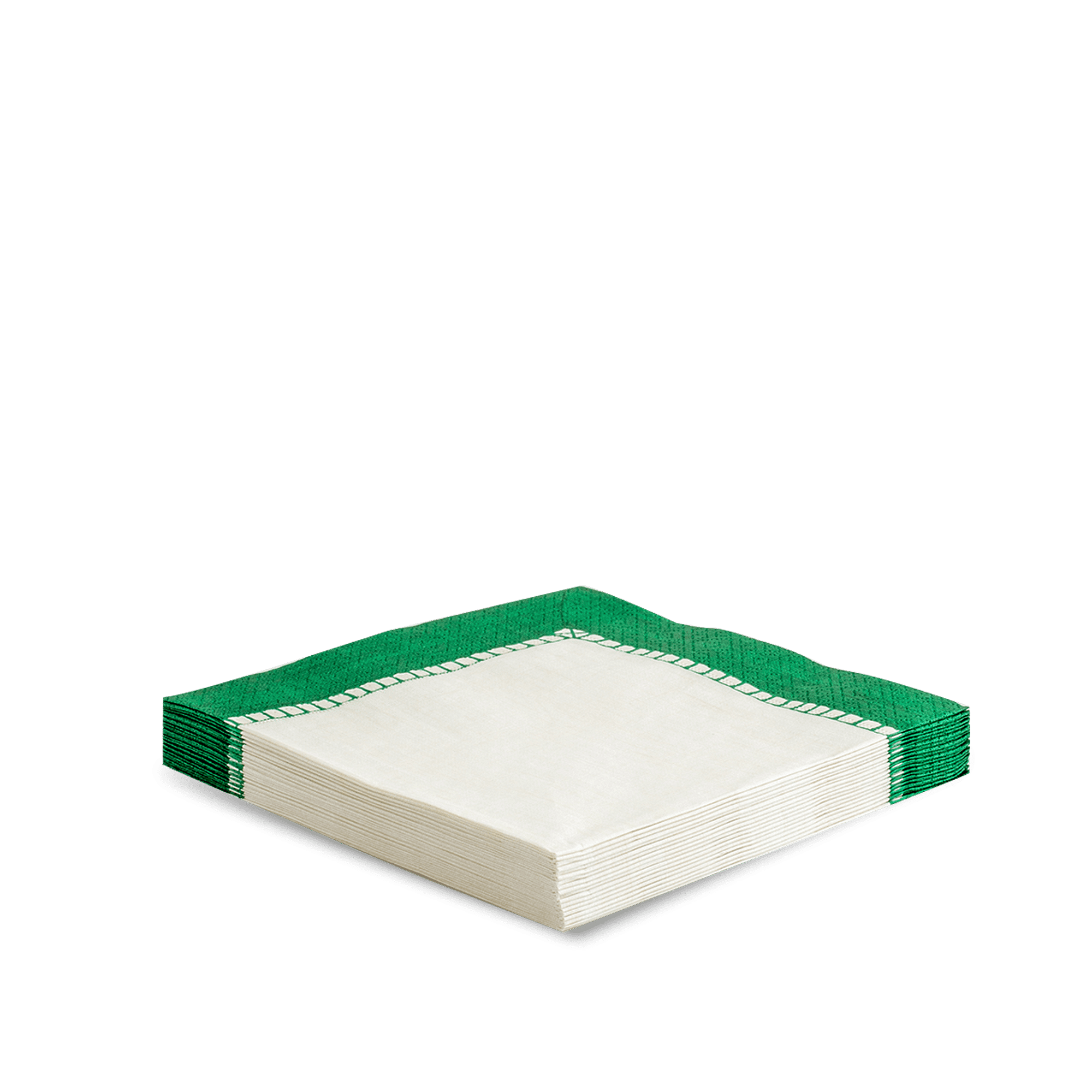 Linen Border Paper Napkins S/20