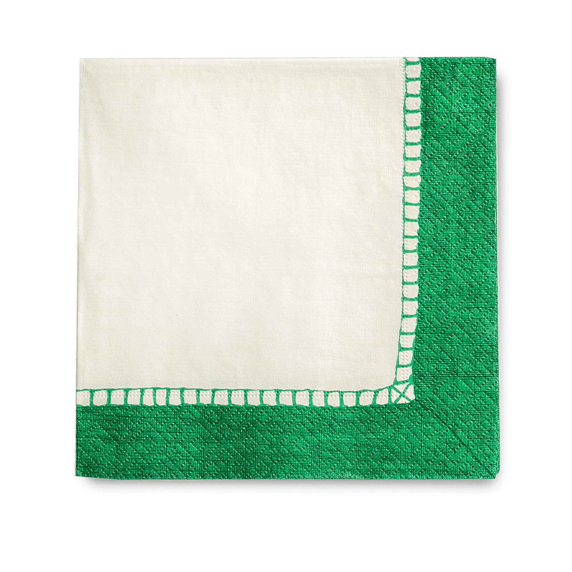 Linen Border Paper Napkins S/20