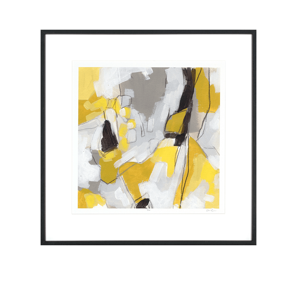 Citron Confetti Wall Art