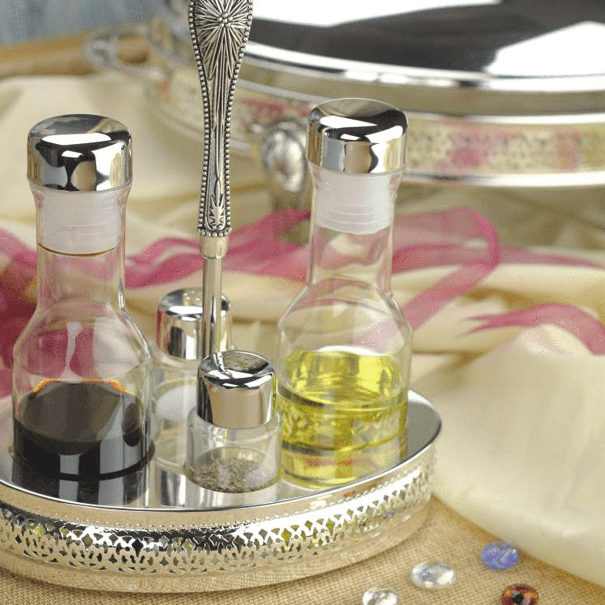 Brittany Salt & Pepper, Oil & Vinegar Set