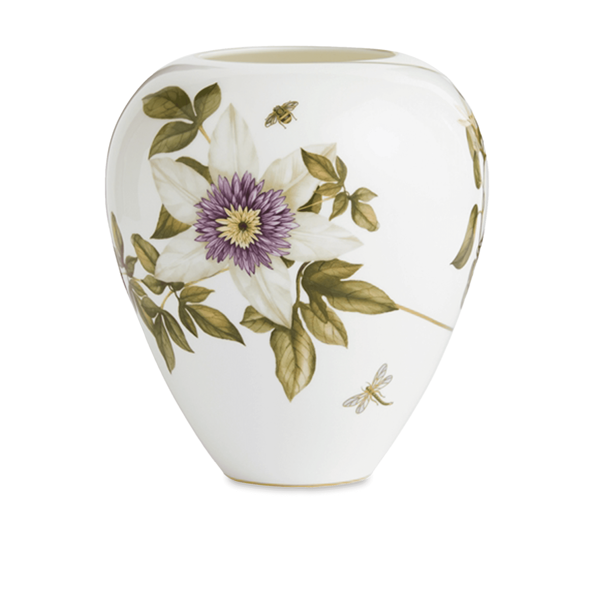 Hummingbird Bone China Vase