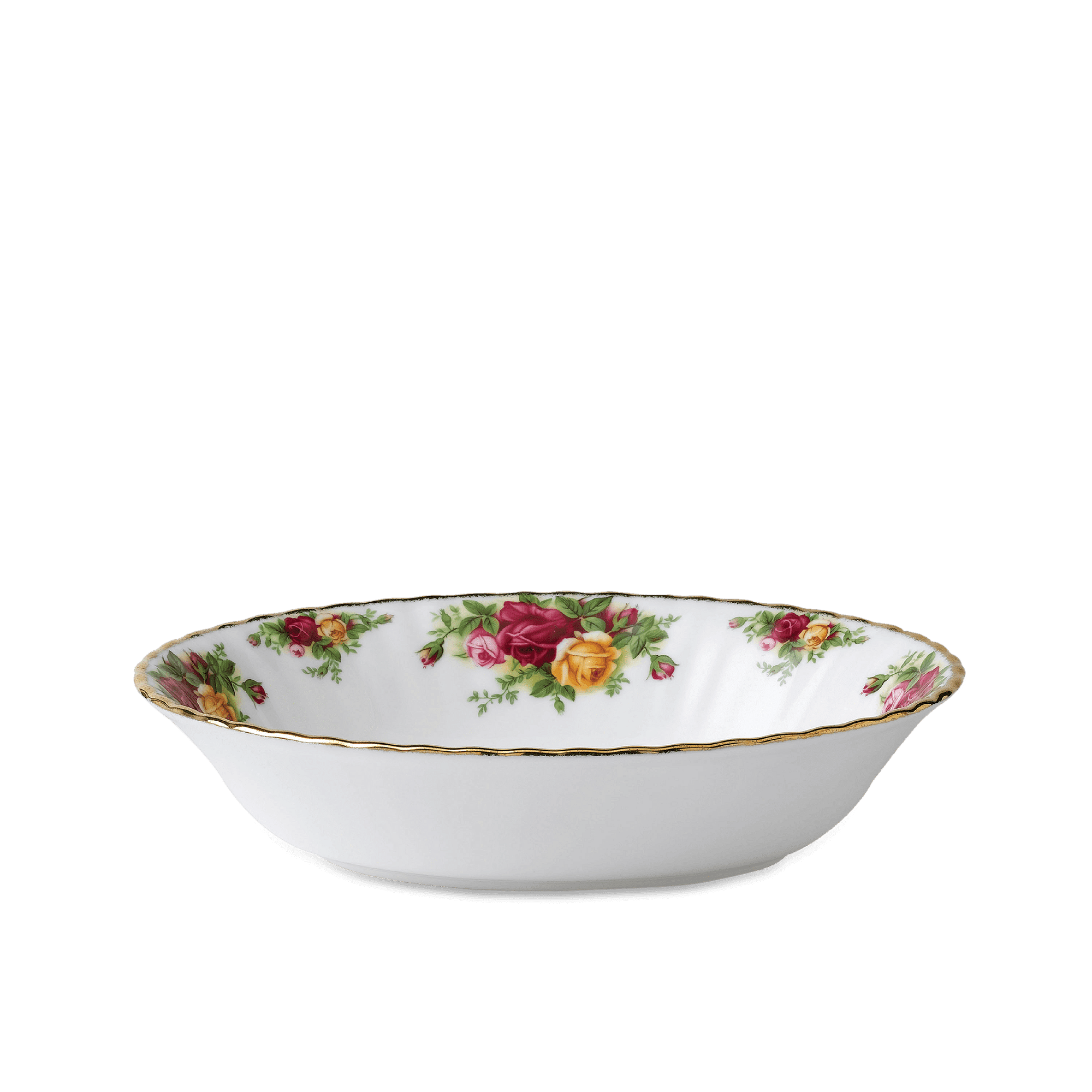Old Country Roses Open Vegetable Dish