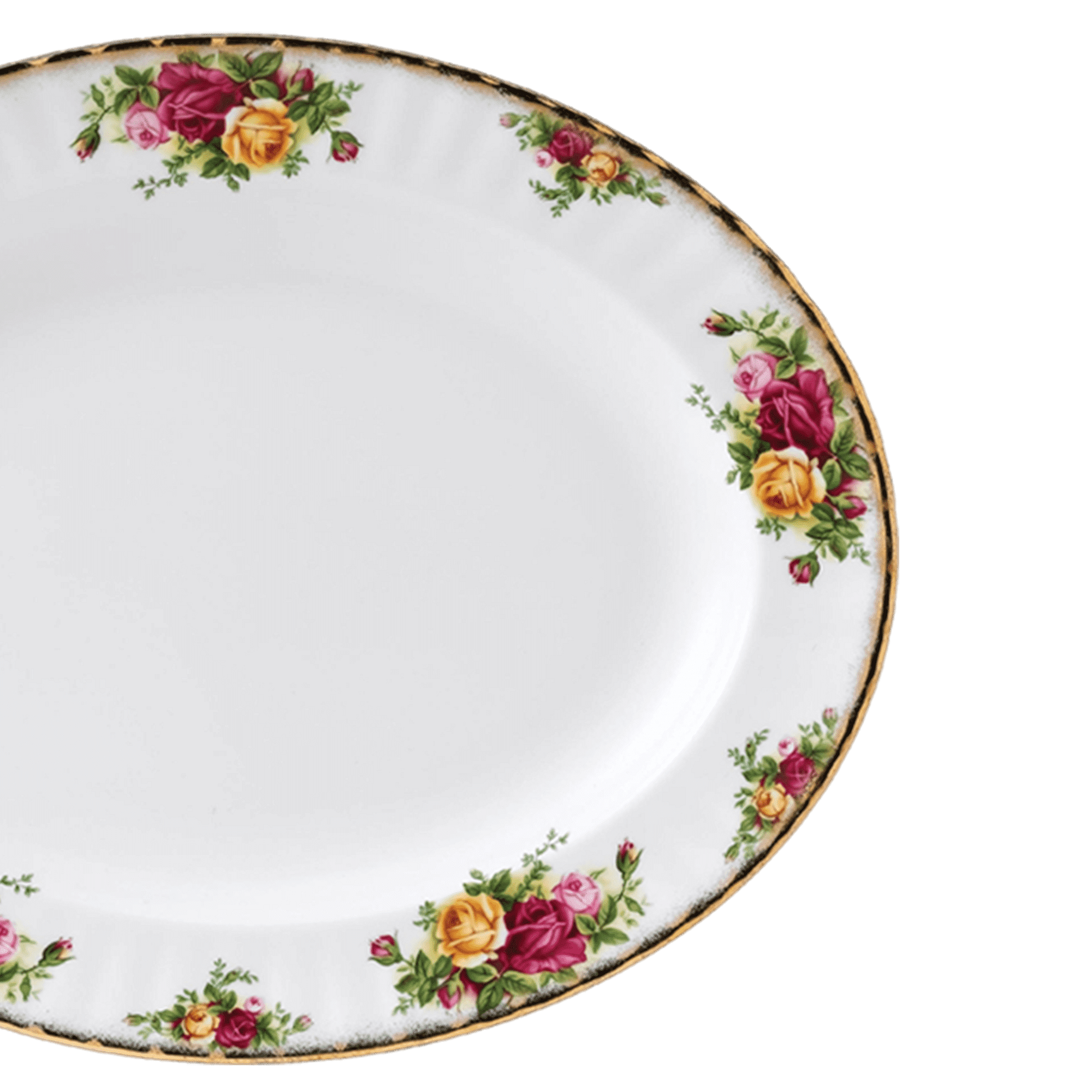 Old Country Roses Oval Platter
