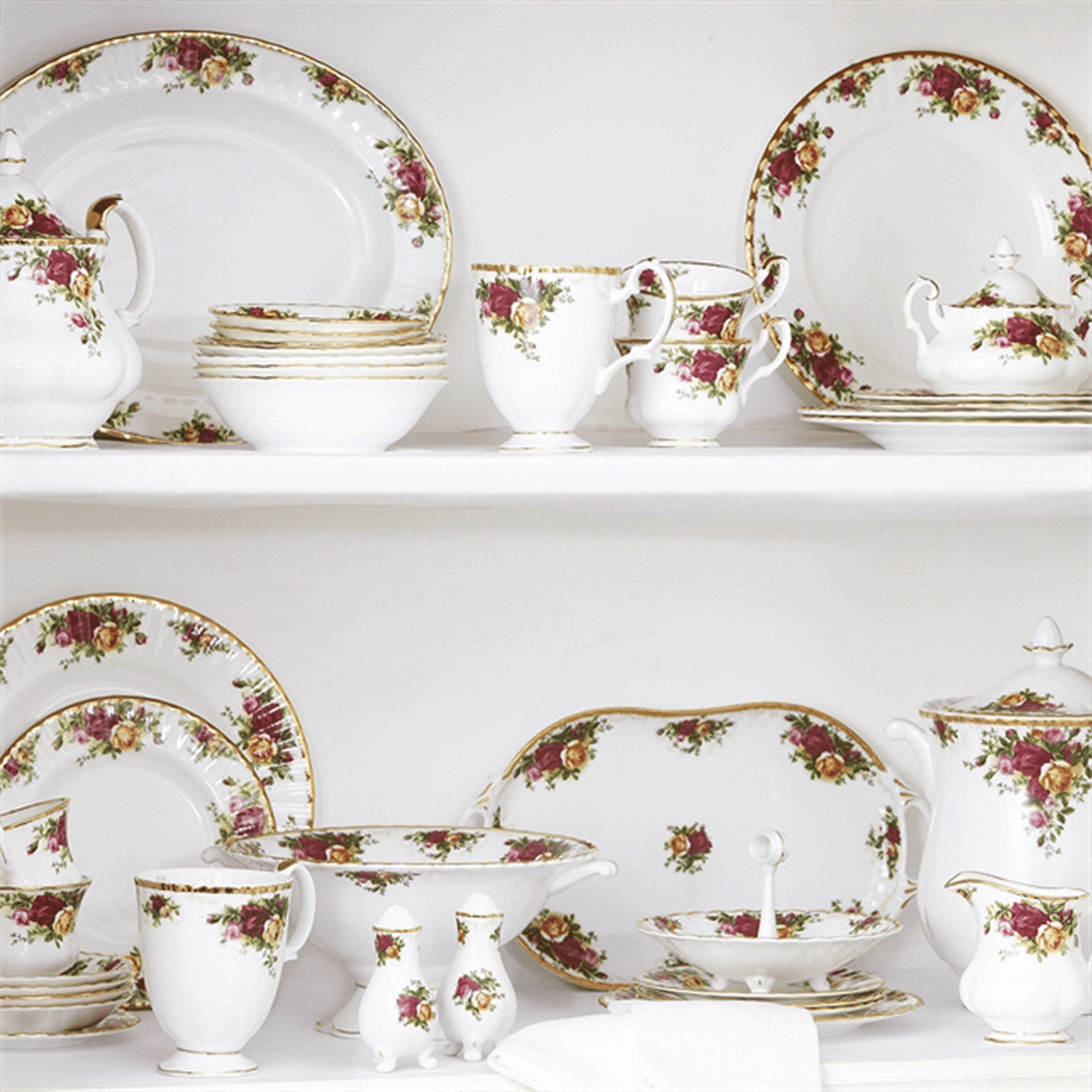 Old Country Roses Oval Platter