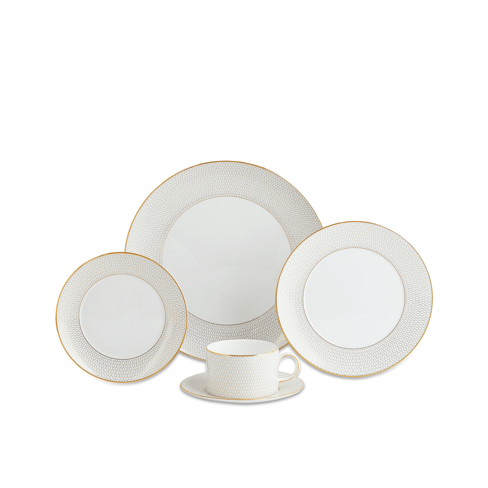 Gio Gold Open Oval Vegetable dish
