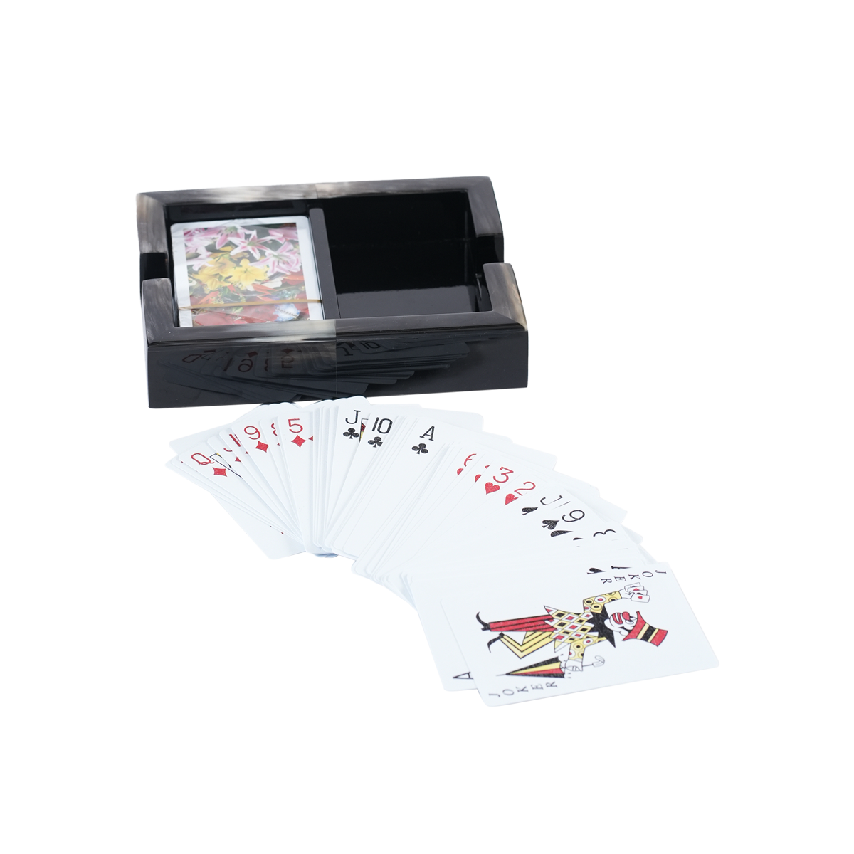 Bison Marbled Horn Card Game