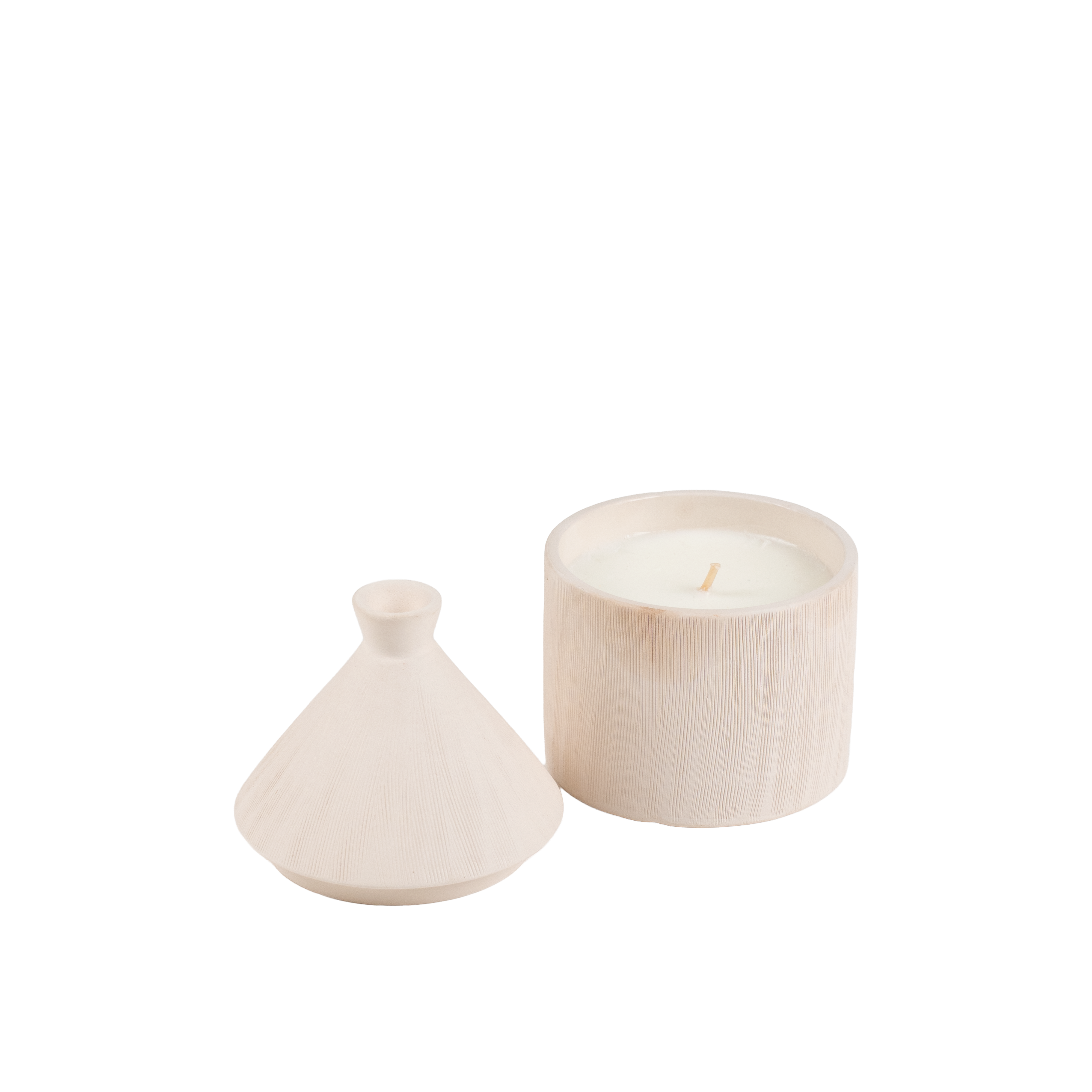 Bougie Tajine Blanche gingembre