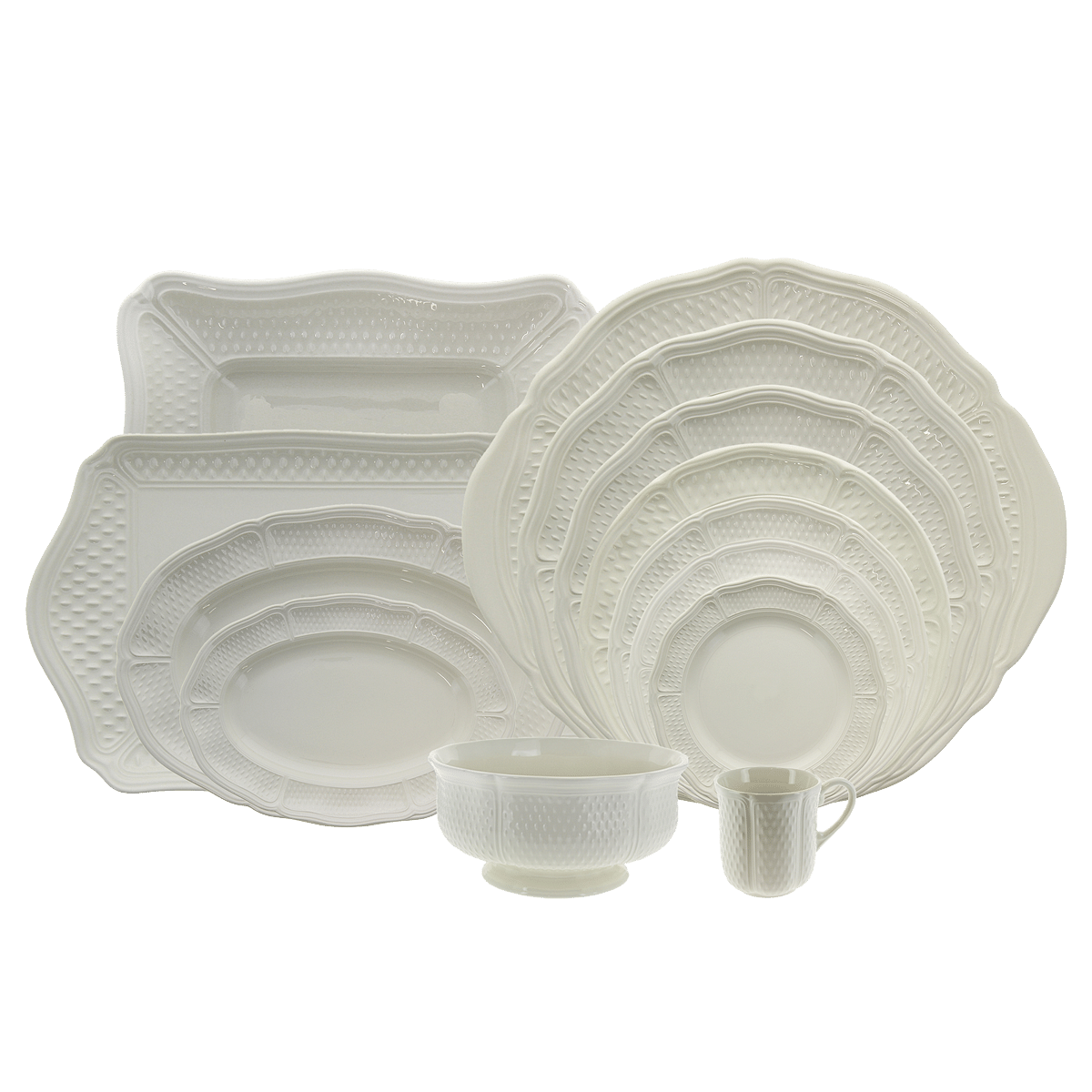 Pont Aux Choux White Square Trinket Tray