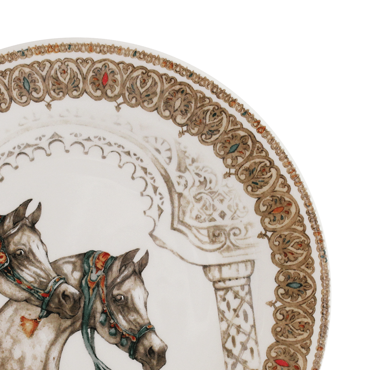 Chevaux Du Vent Side By Side Dessert Plate