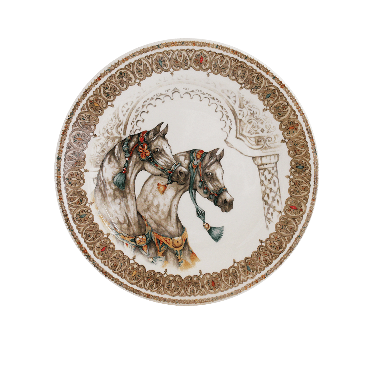 Chevaux Du Vent Side By Side Dessert Plate