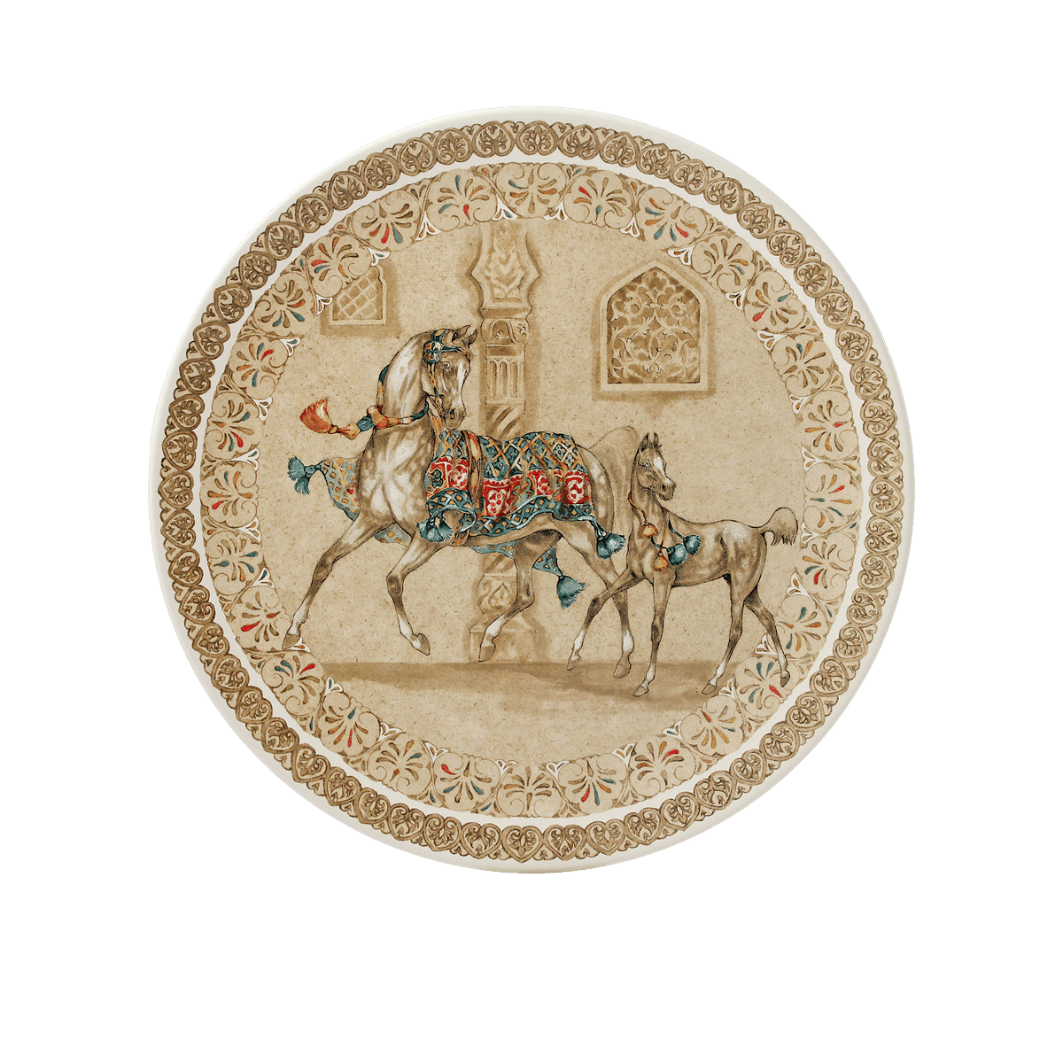 Chevaux Du Vent Charger Plate