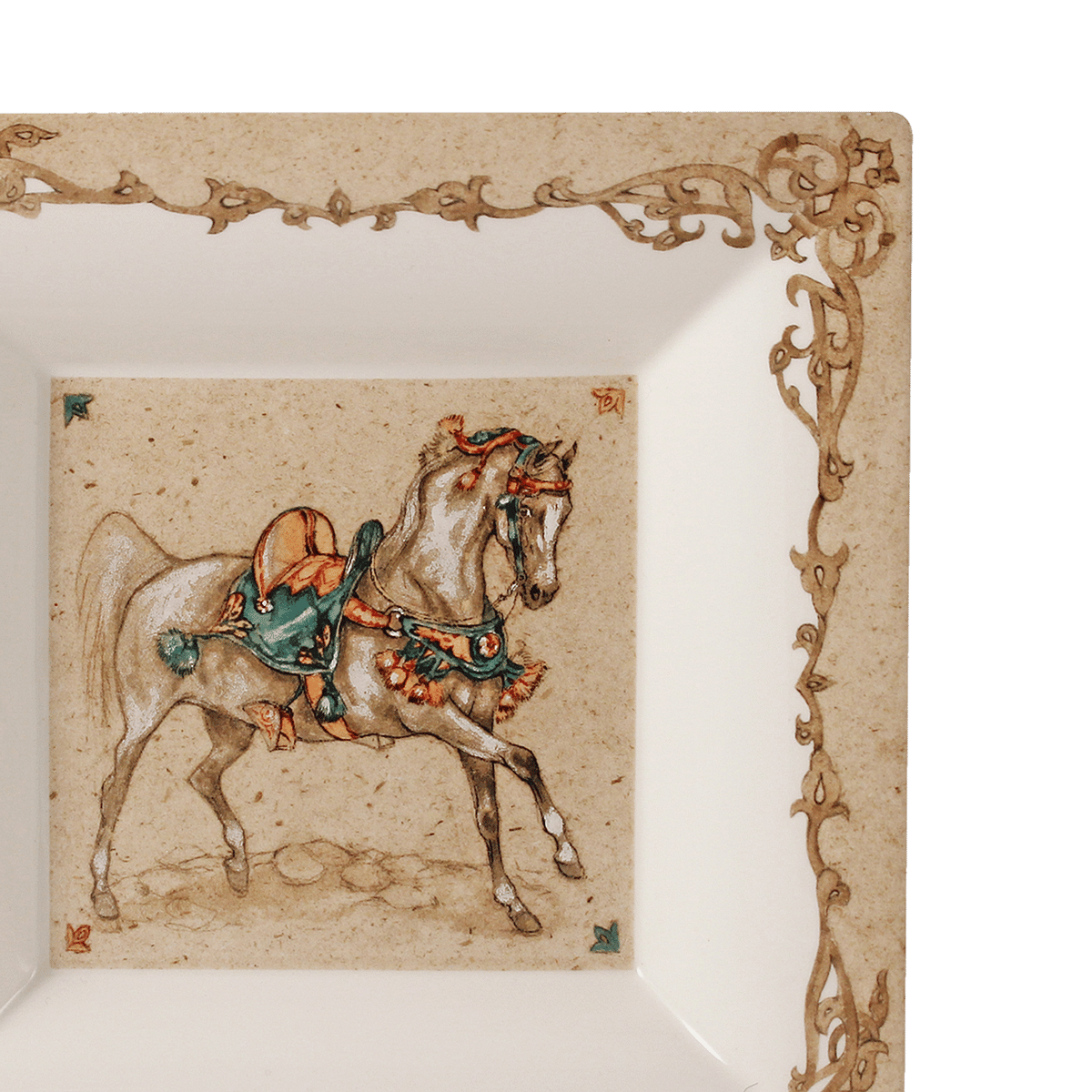 Chevaux Du Vent Square Candy Tray