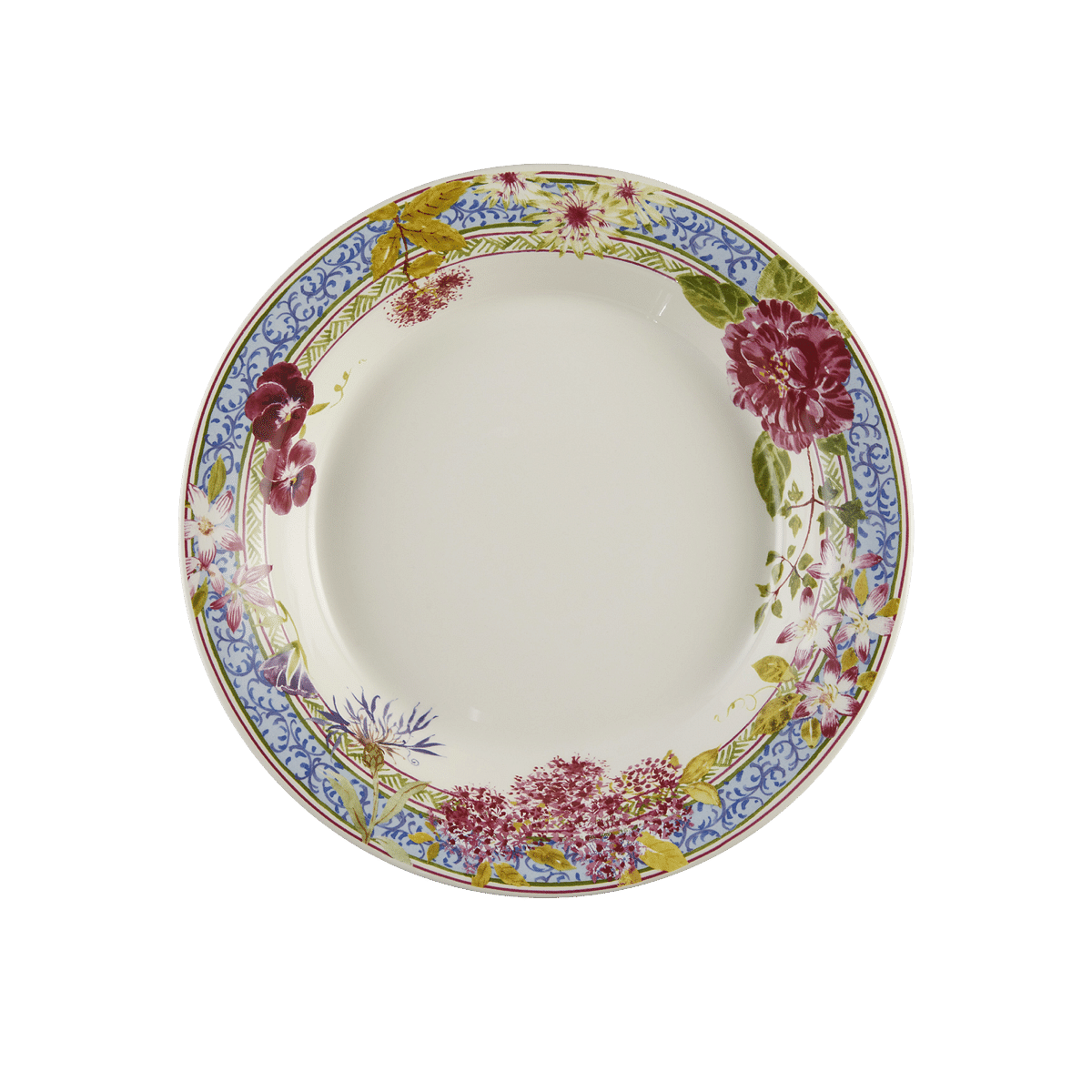 Millefleurs Rim Soup Plate