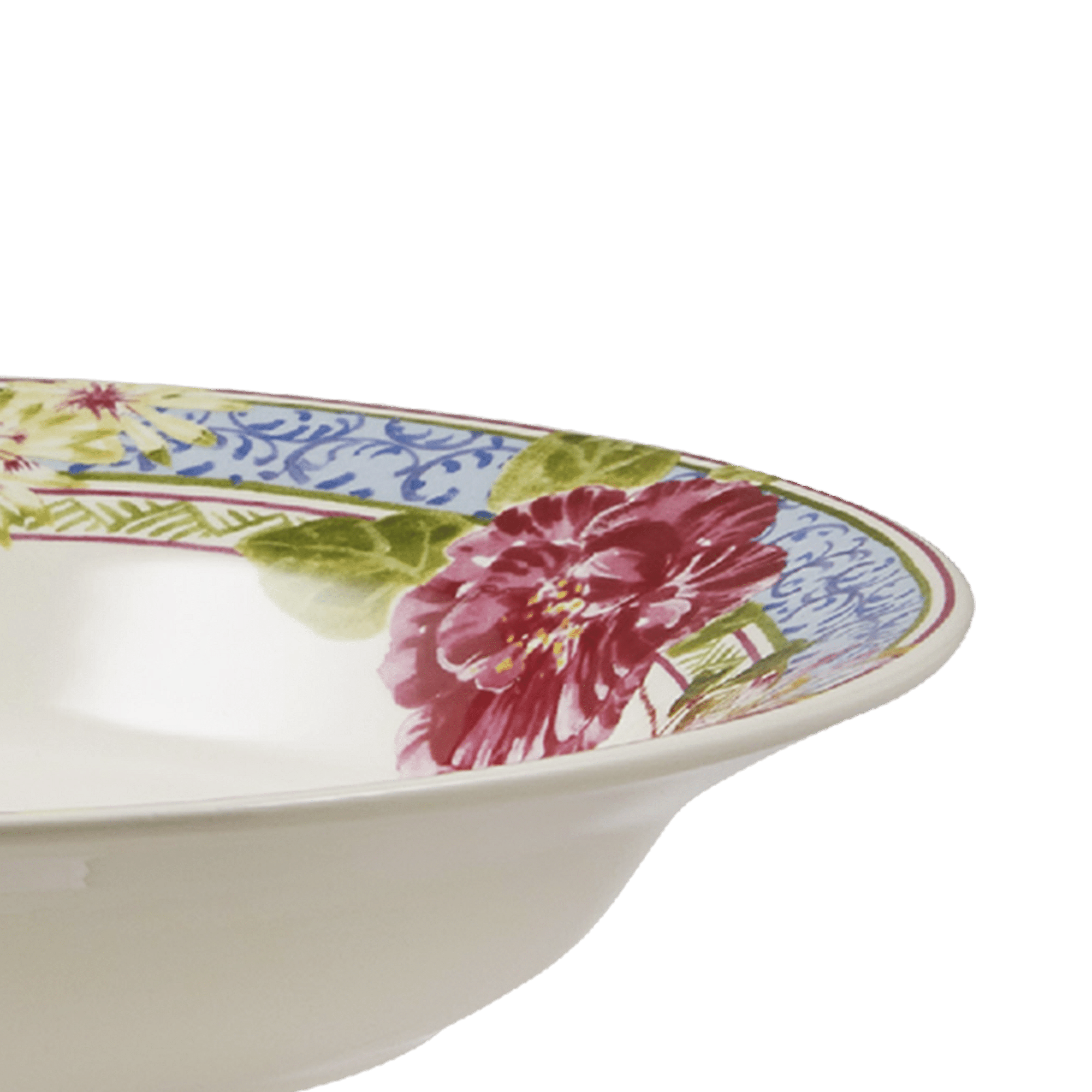 Millefleurs Rim Soup Plate