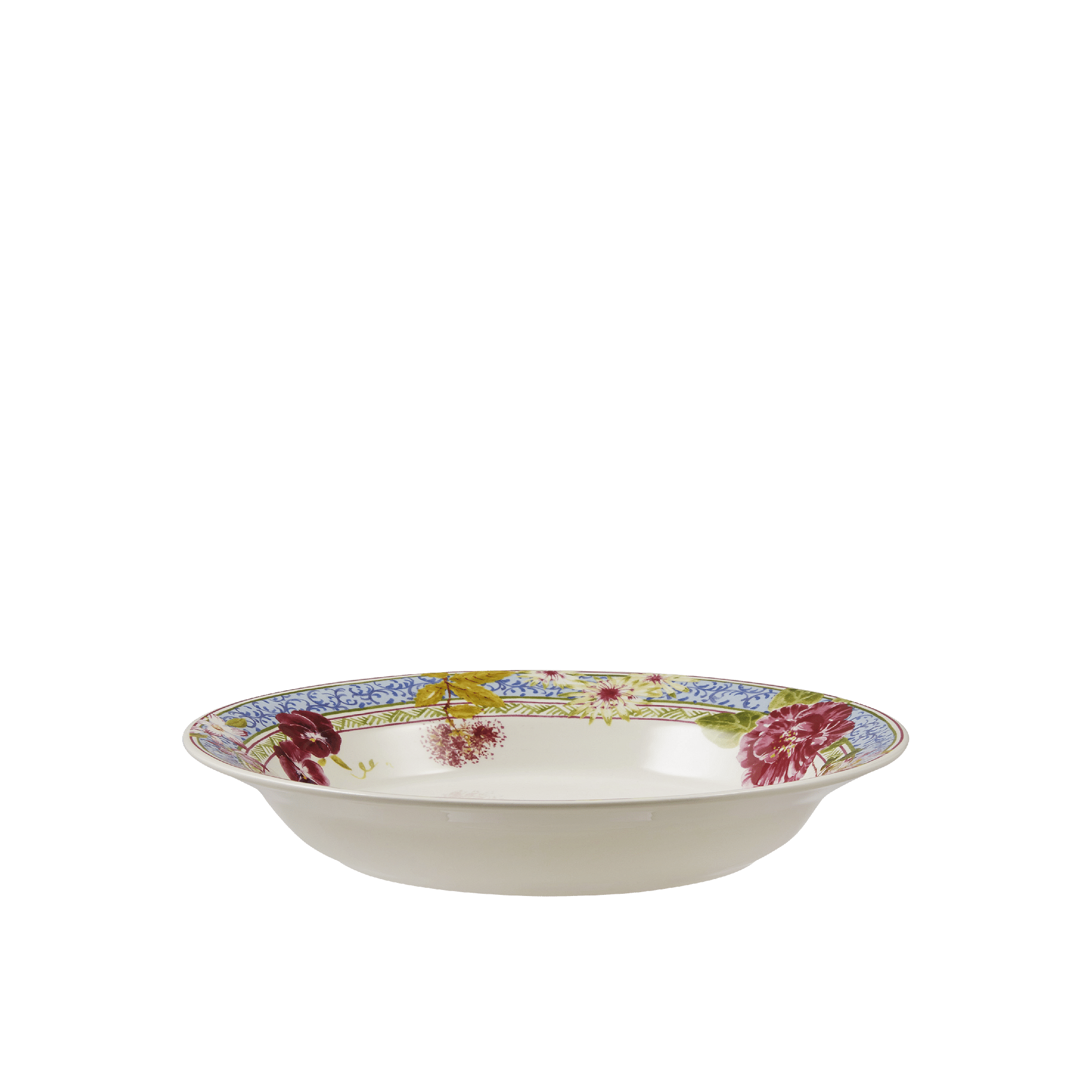 Millefleurs Rim Soup Plate