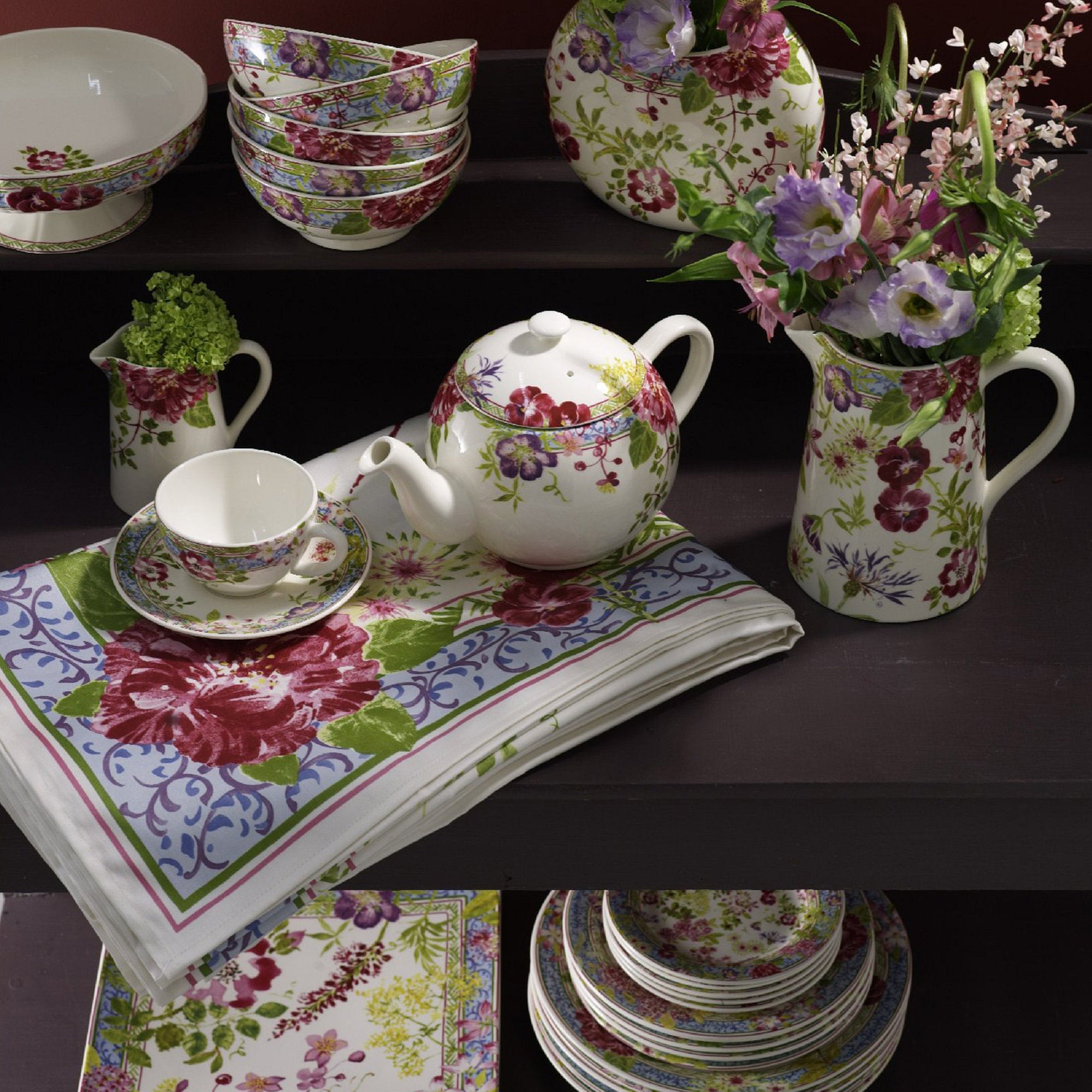 Millefleurs Serving Bowl