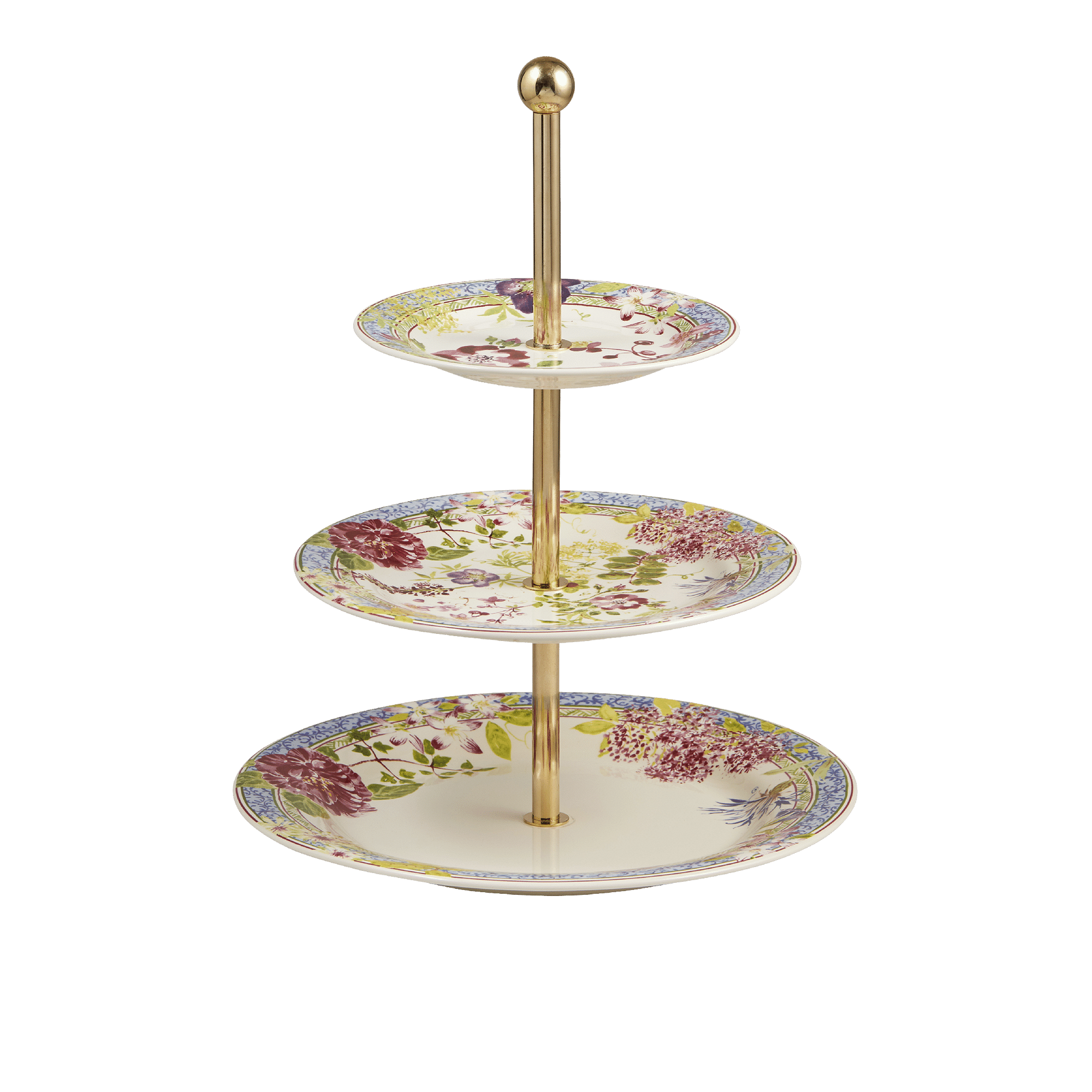Millefleurs Three-Tier Cake Stand