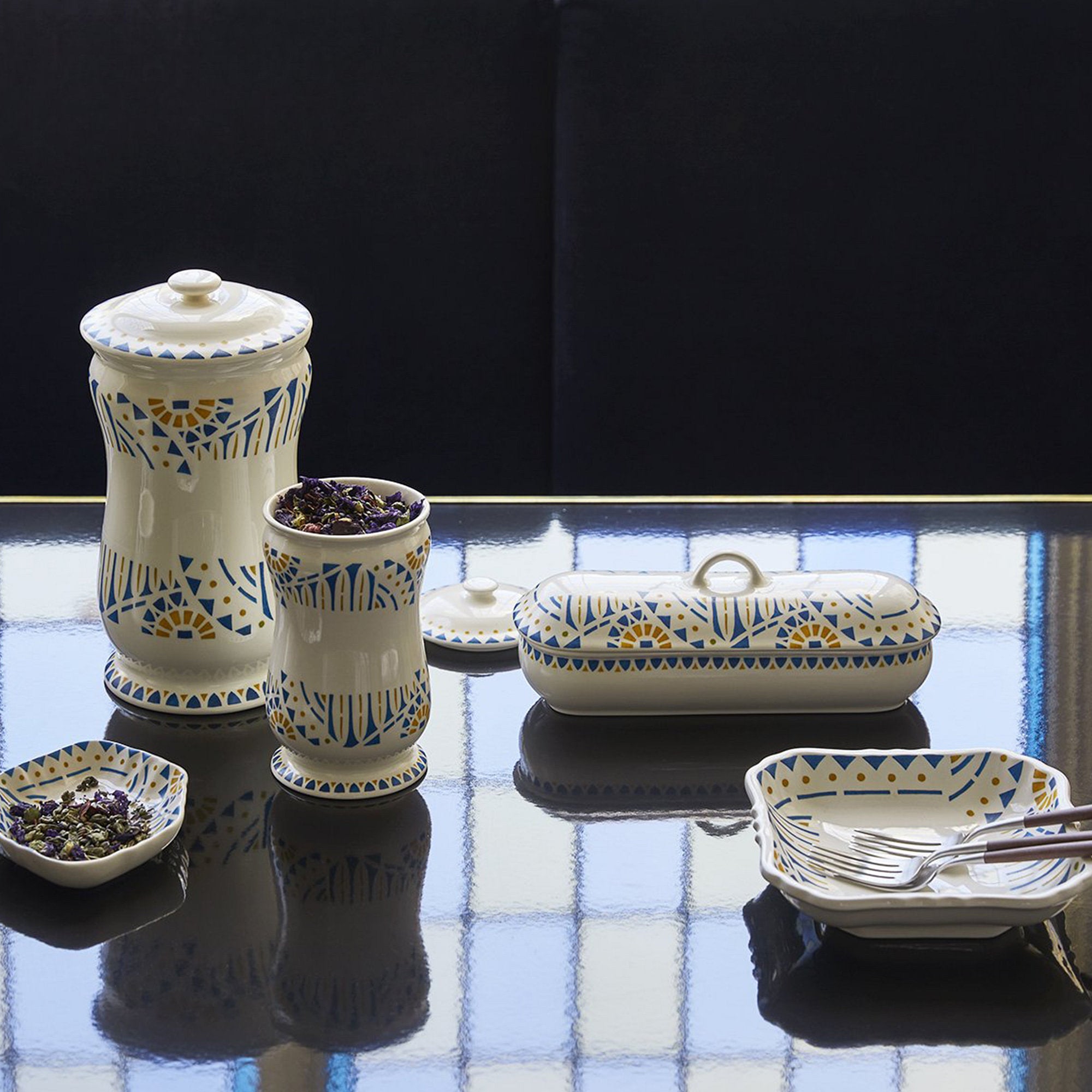 Mosaik Hair Brush Box