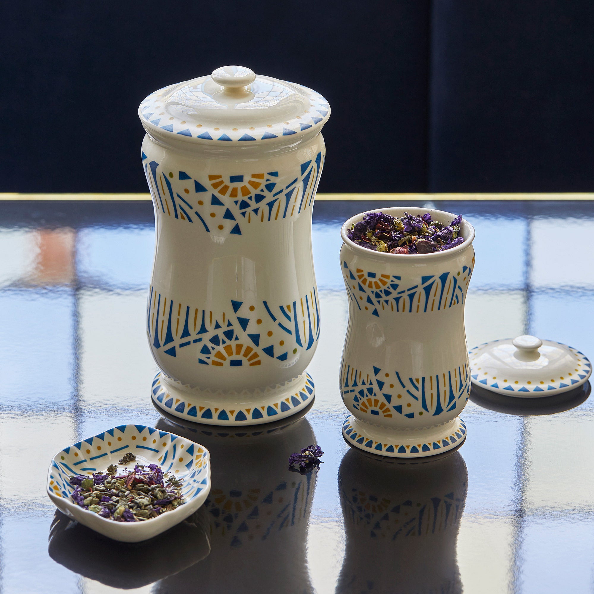 Mosaik Cotton Jar