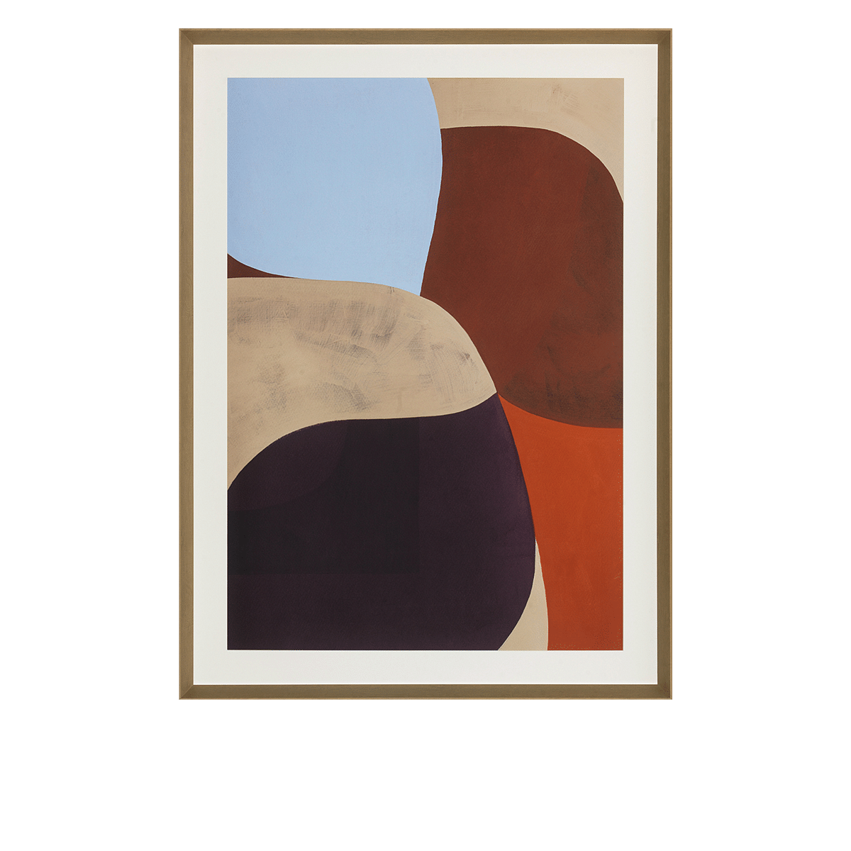 Contemporary Art Painted Shapes 02