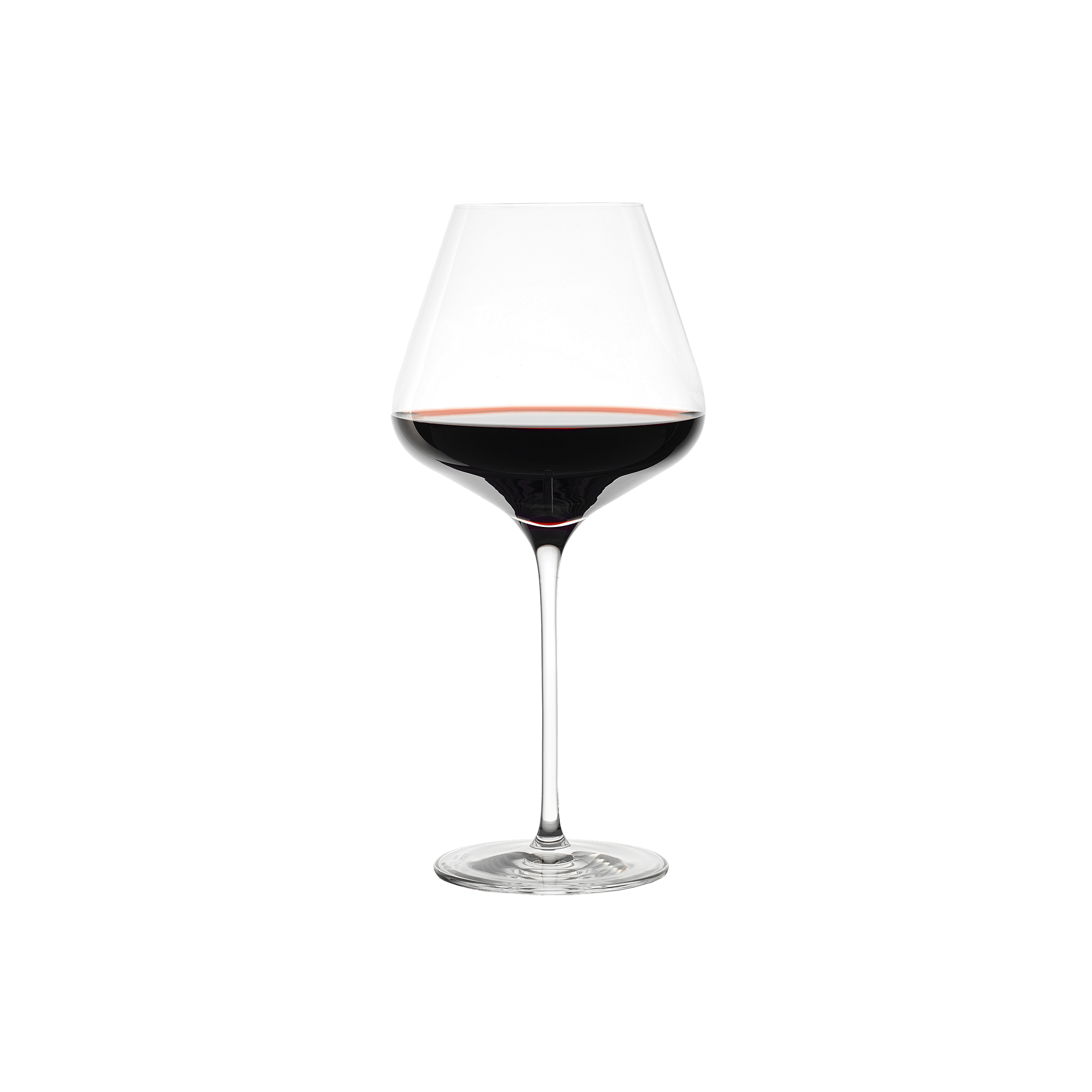 Quatrophil Burgundy Glass