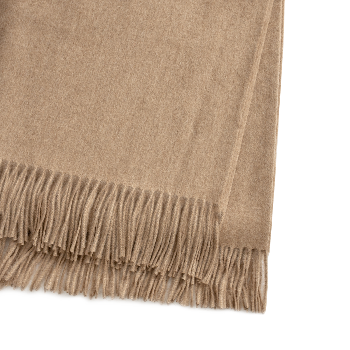 Arran Plain 100% Cashmere Throw Blanket