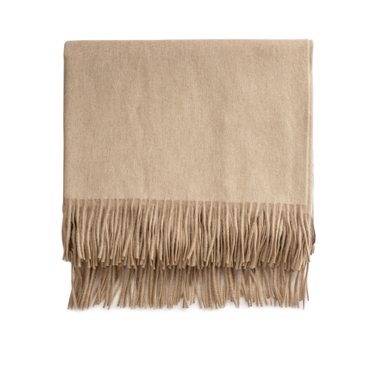 Arran Plain 100% Cashmere Throw Blanket