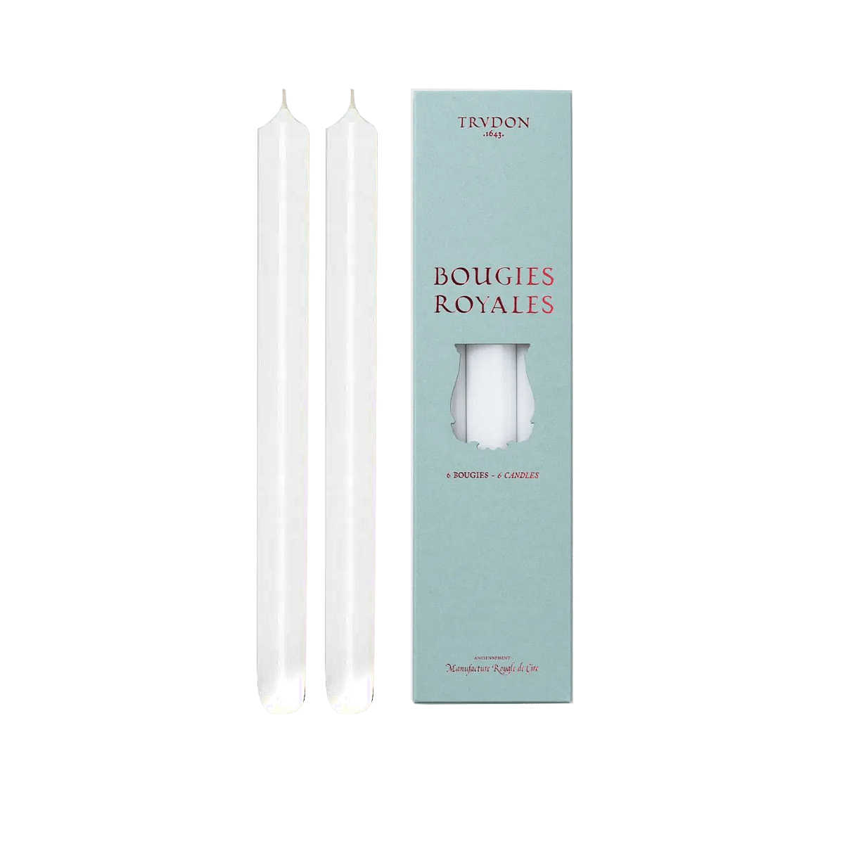 Madeleine Non Scented Taper Candles S/6