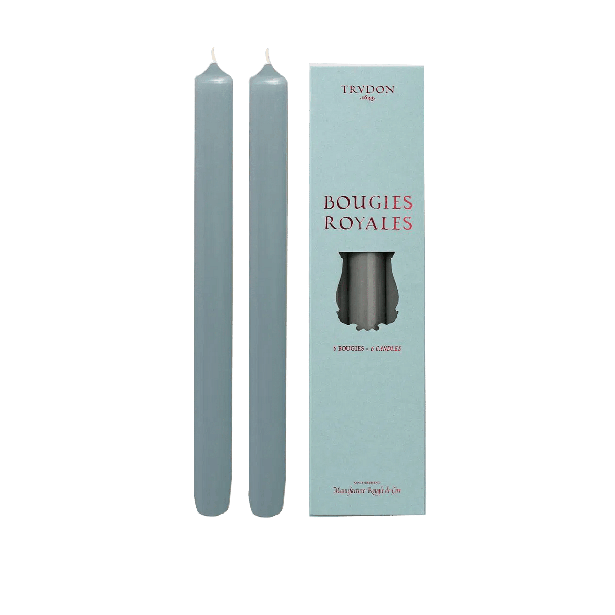 Madeleine Non Scented Taper Candles S/6