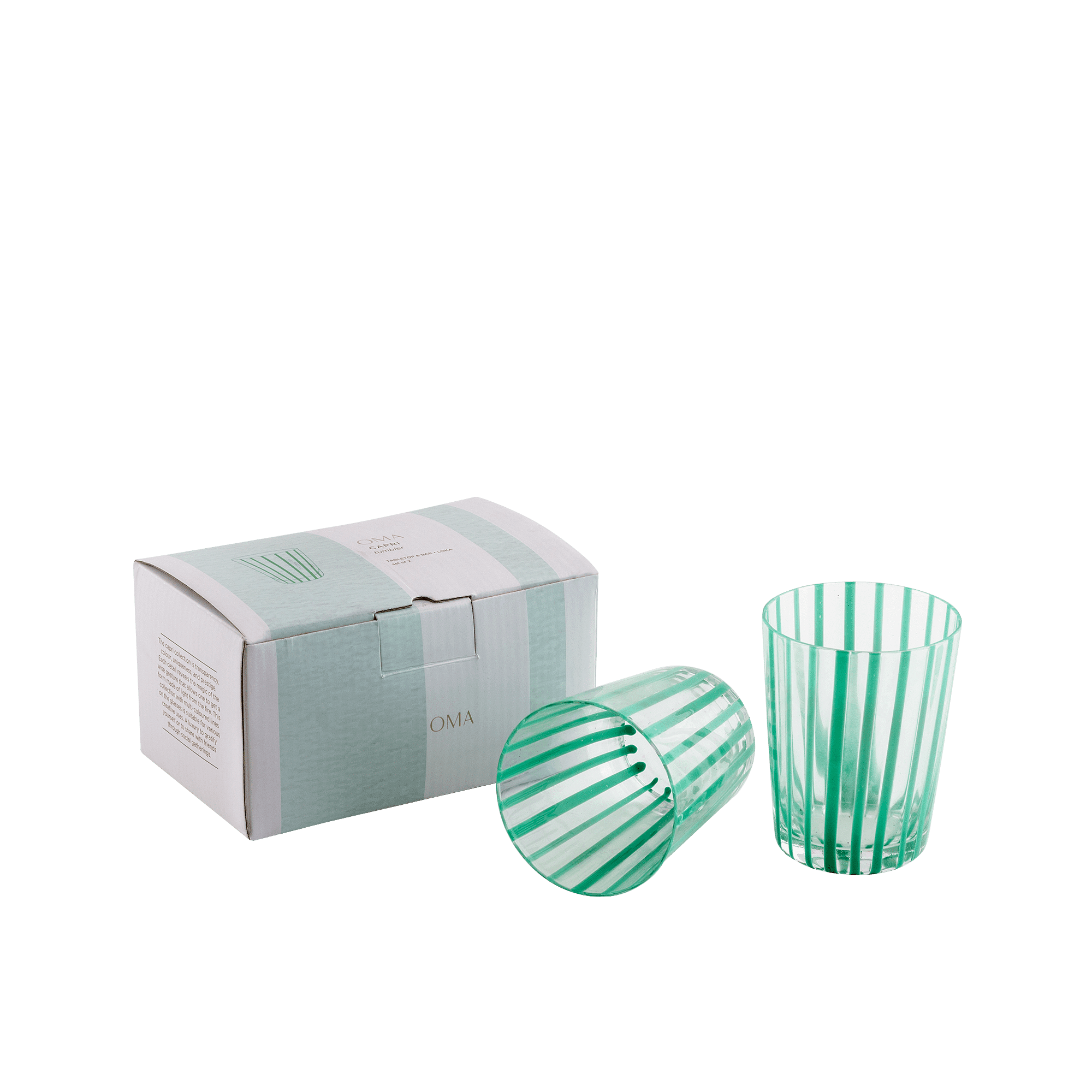 Capri Tapered Tumbler S/2