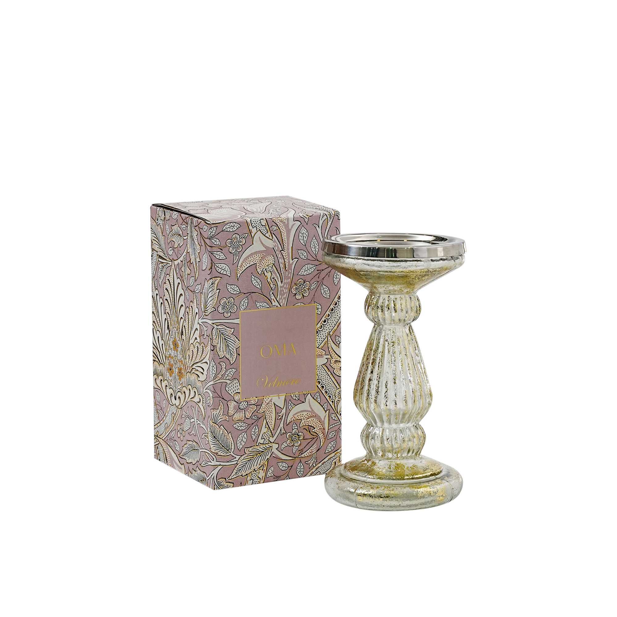 Stately Pillar Candle Holder