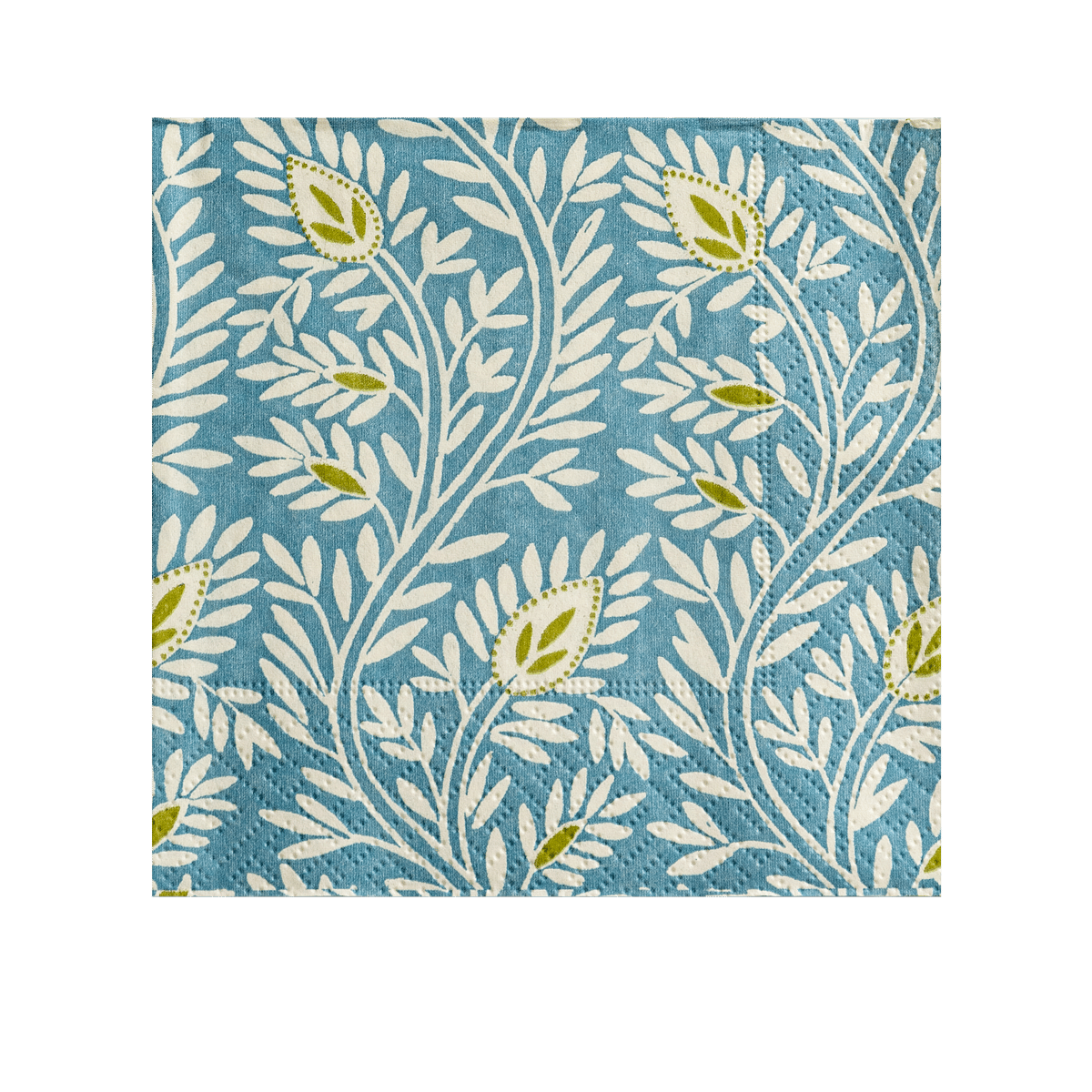 Samsara Cocktail Napkin Stone Blue