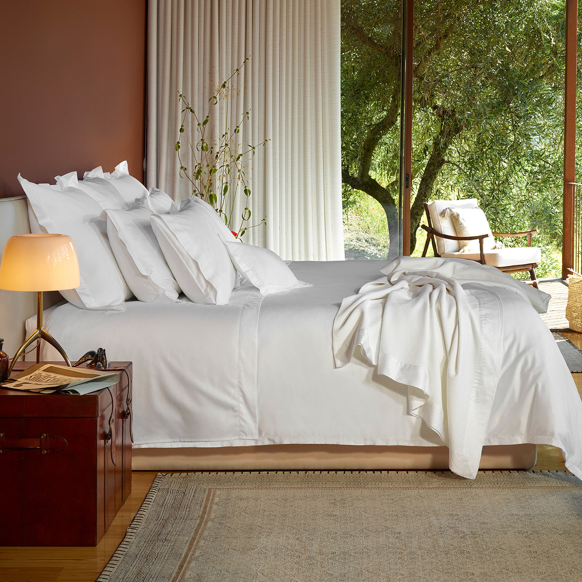 Suave 100% Egyptian Cotton Sateen King Duvet Cover