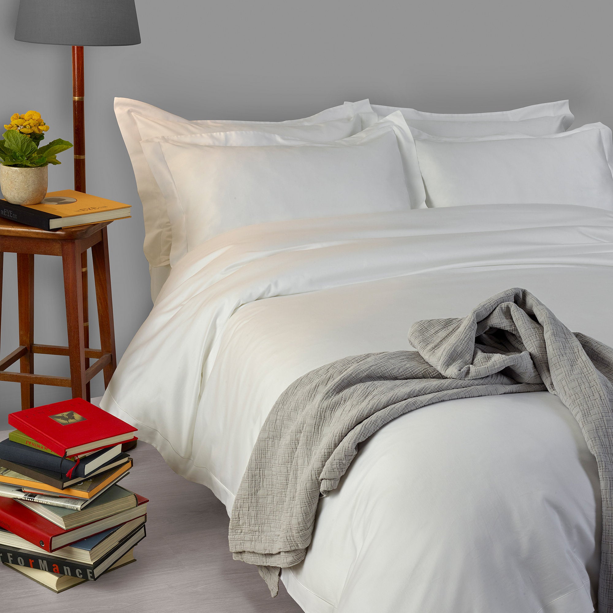 Suave 100% Egyptian Cotton Sateen King Duvet Cover